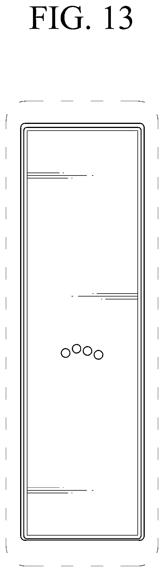 Patent USD1044651 Figure 13 – Center fascia for vehicle