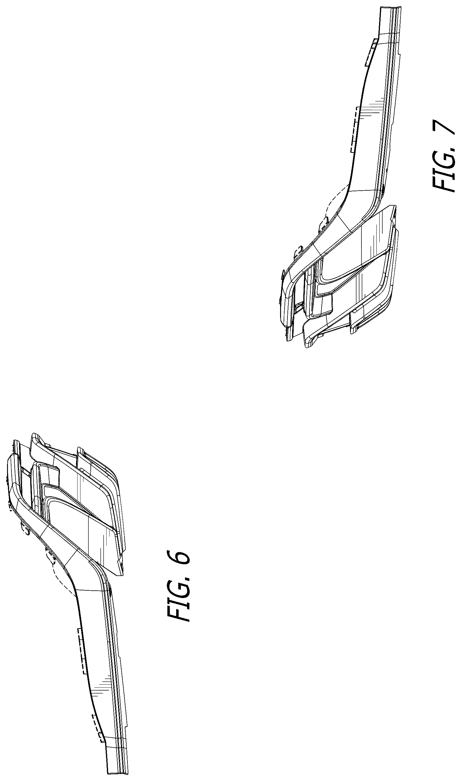 Patent USD1044654 Figure 5 – Automotive rear diffuser