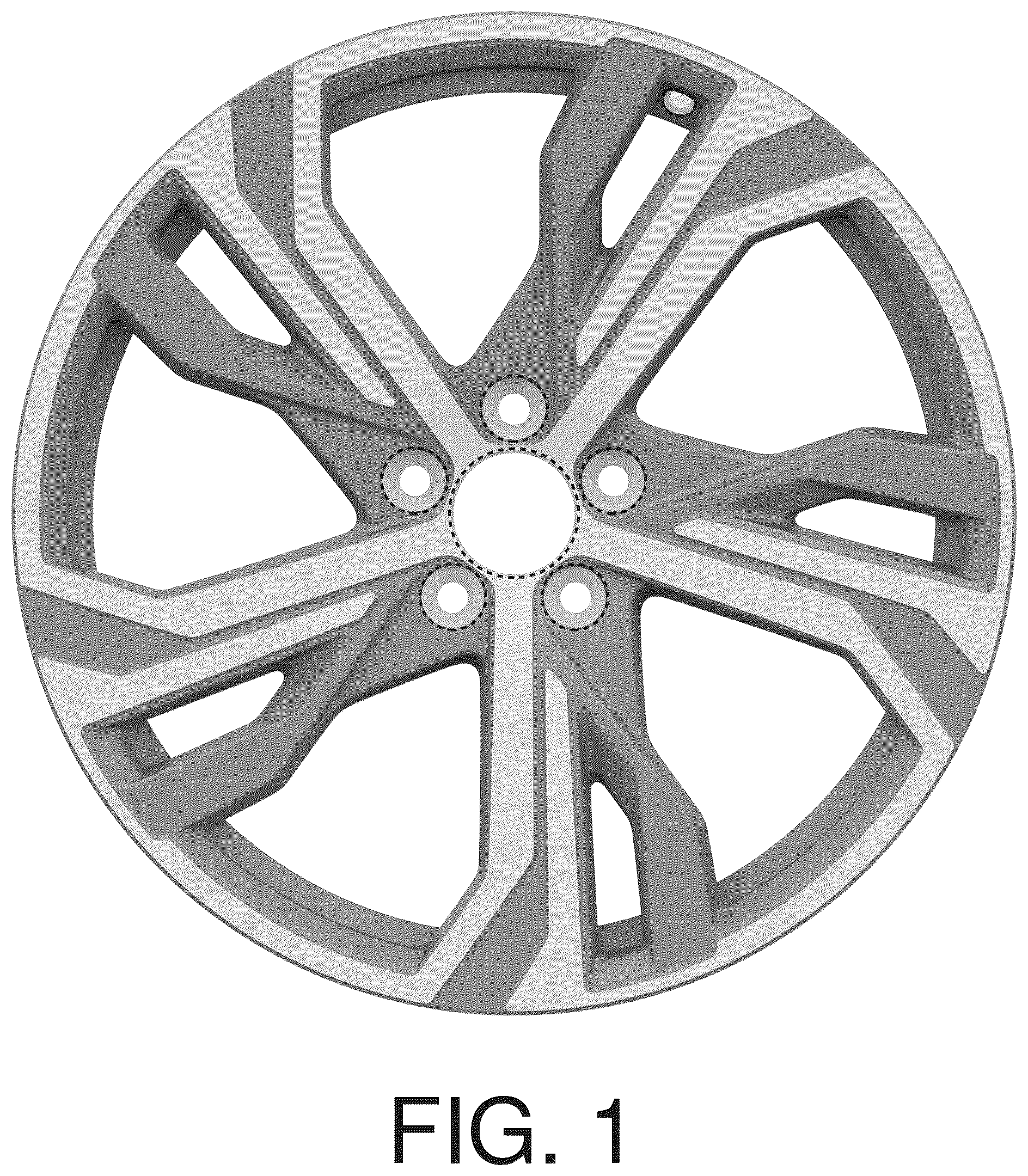 Patent USD1044660 Figure 1 – Vehicle rim