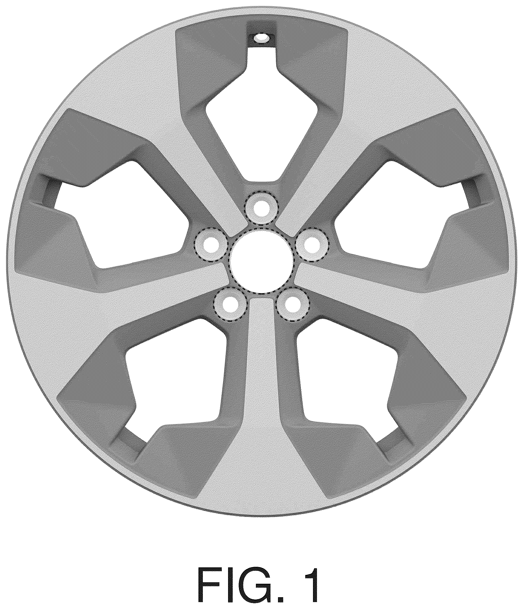 Patent USD1044661 — Vehicle rim — Figure 1