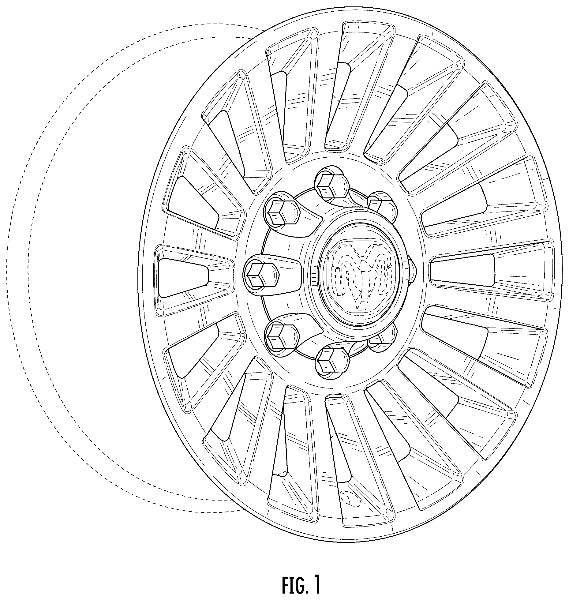 Patent USD1044666 — Vehicle wheel — Figure 1