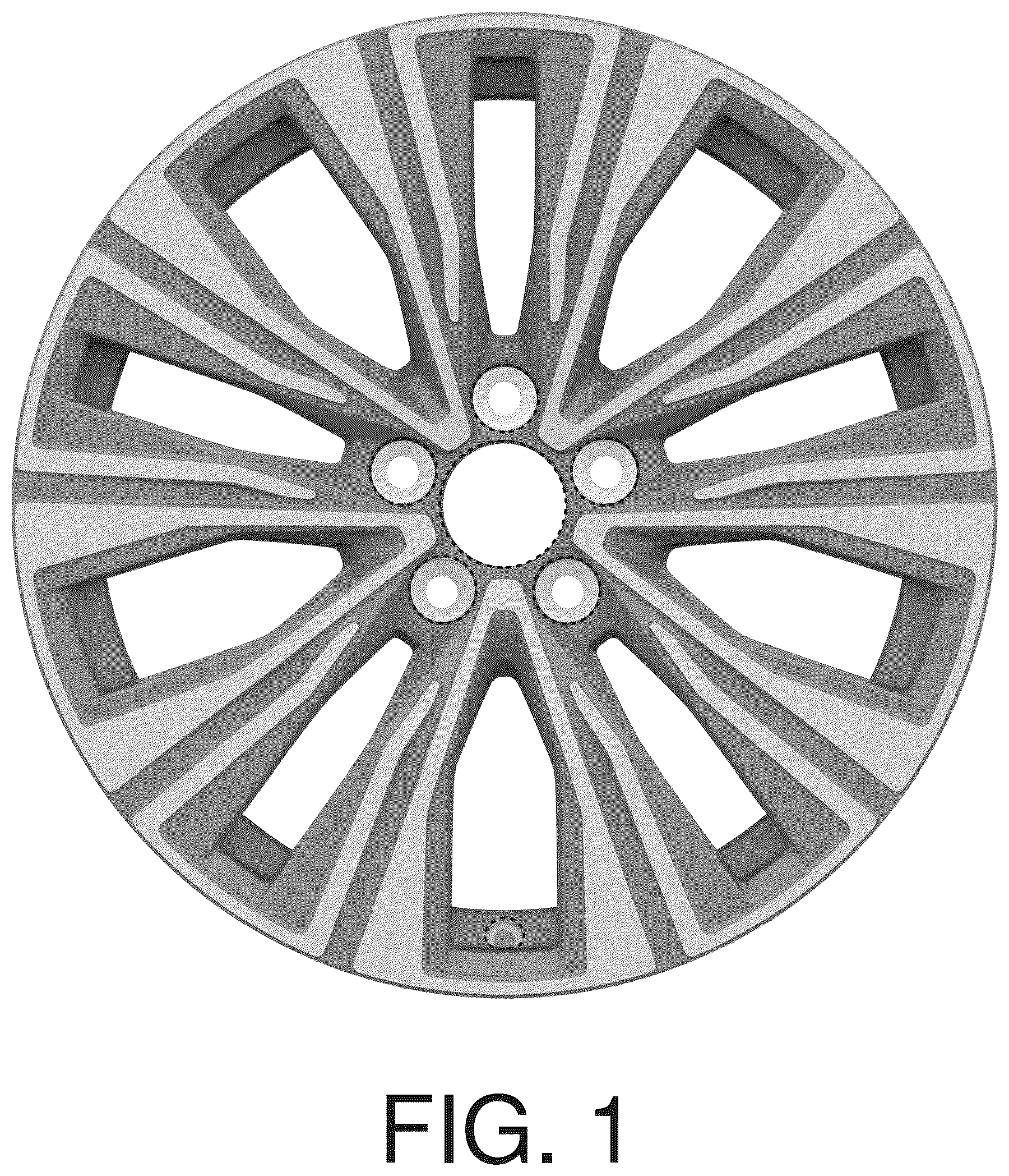 Patent USD1044669 — Vehicle rim — Figure 1