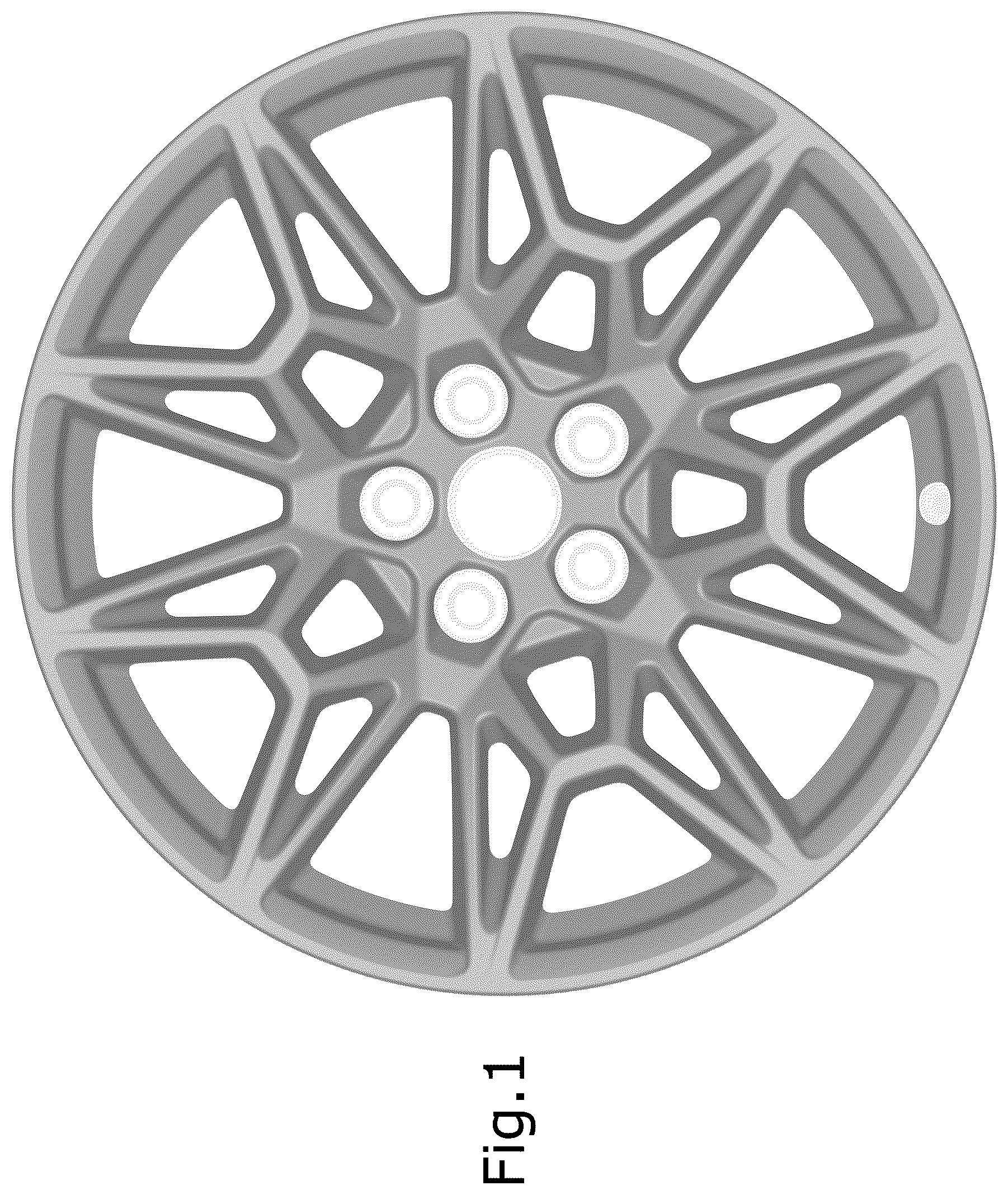 Patent USD1044672 — Vehicle wheel — Figure 1