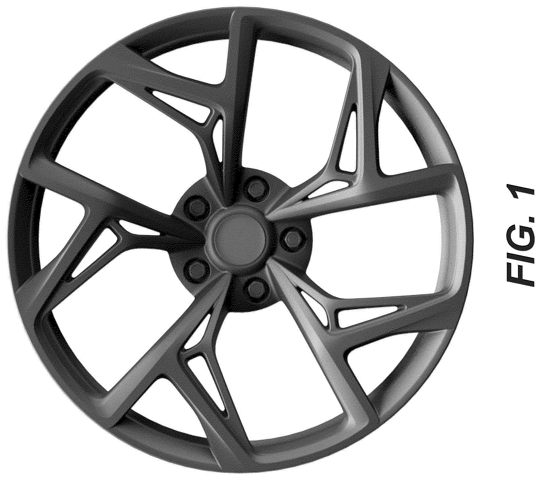 Patent USD1044674 Figure 1 – Wheel rim