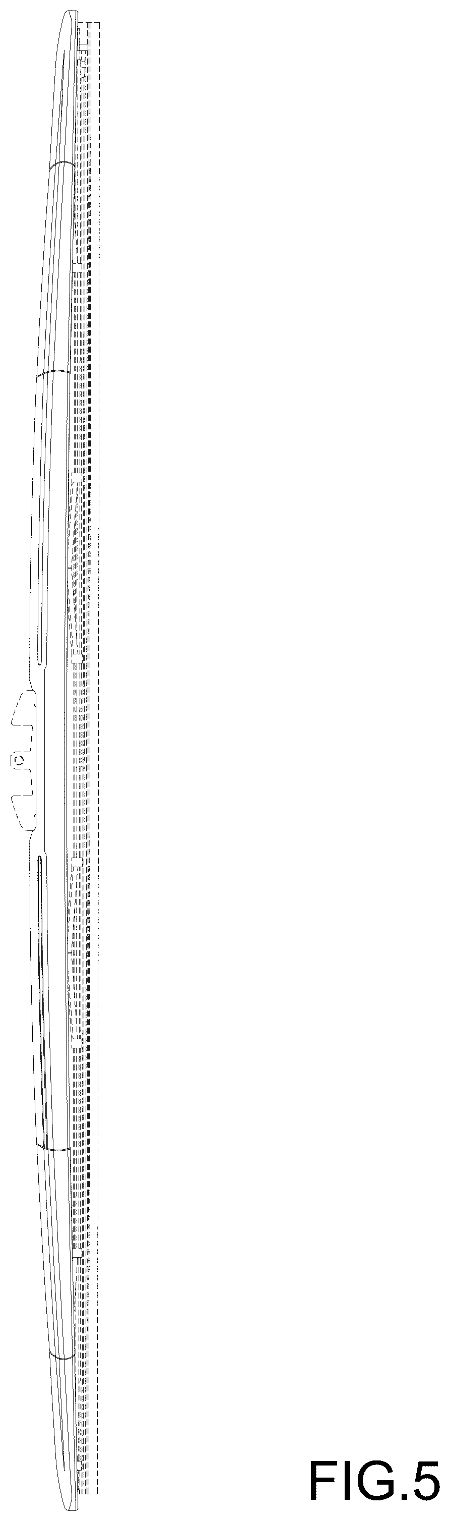 Patent USD1044676 Figure 5 – Windshield wiper