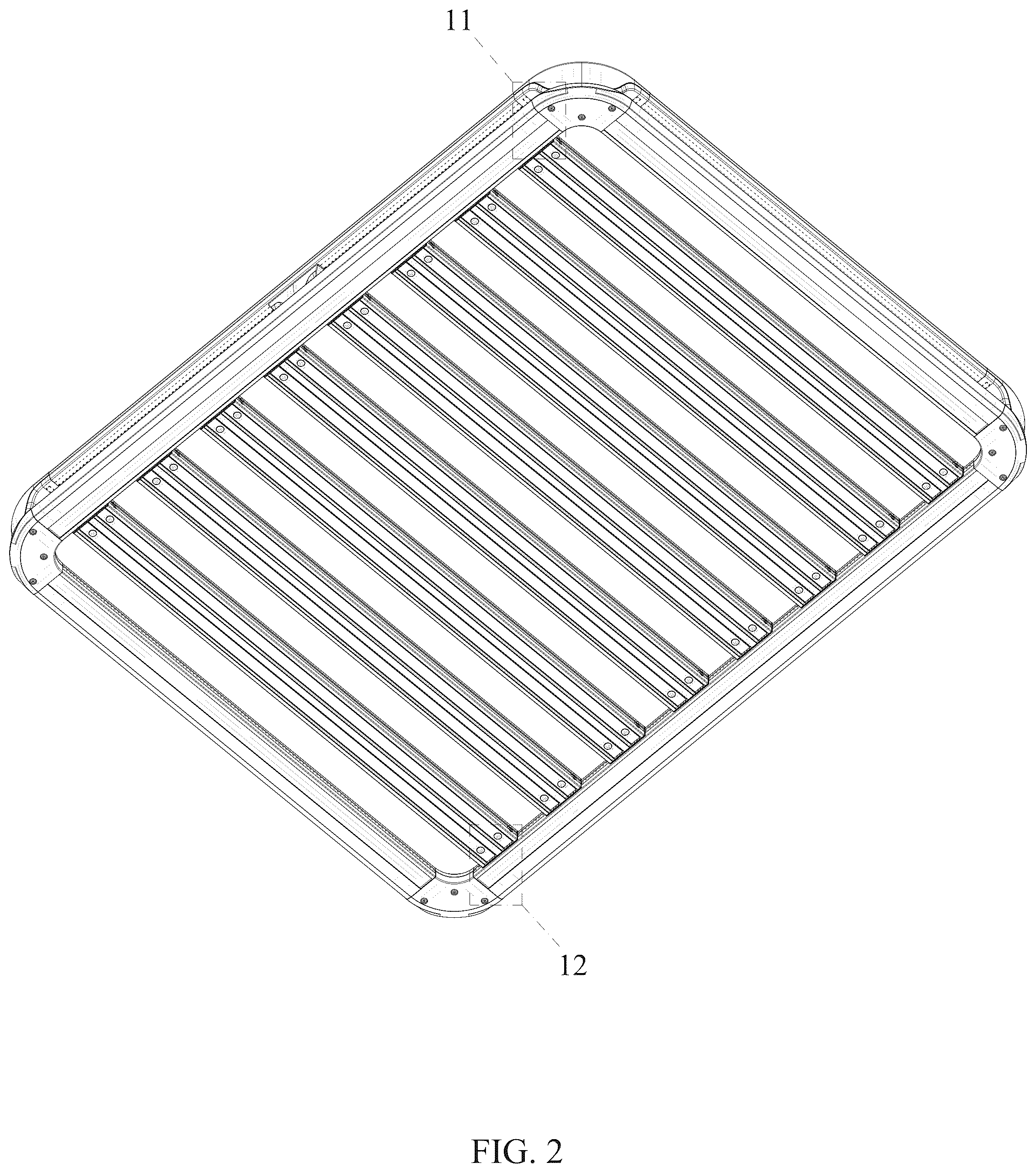 Patent USD1044681 Figure 2 – Roof cargo basket