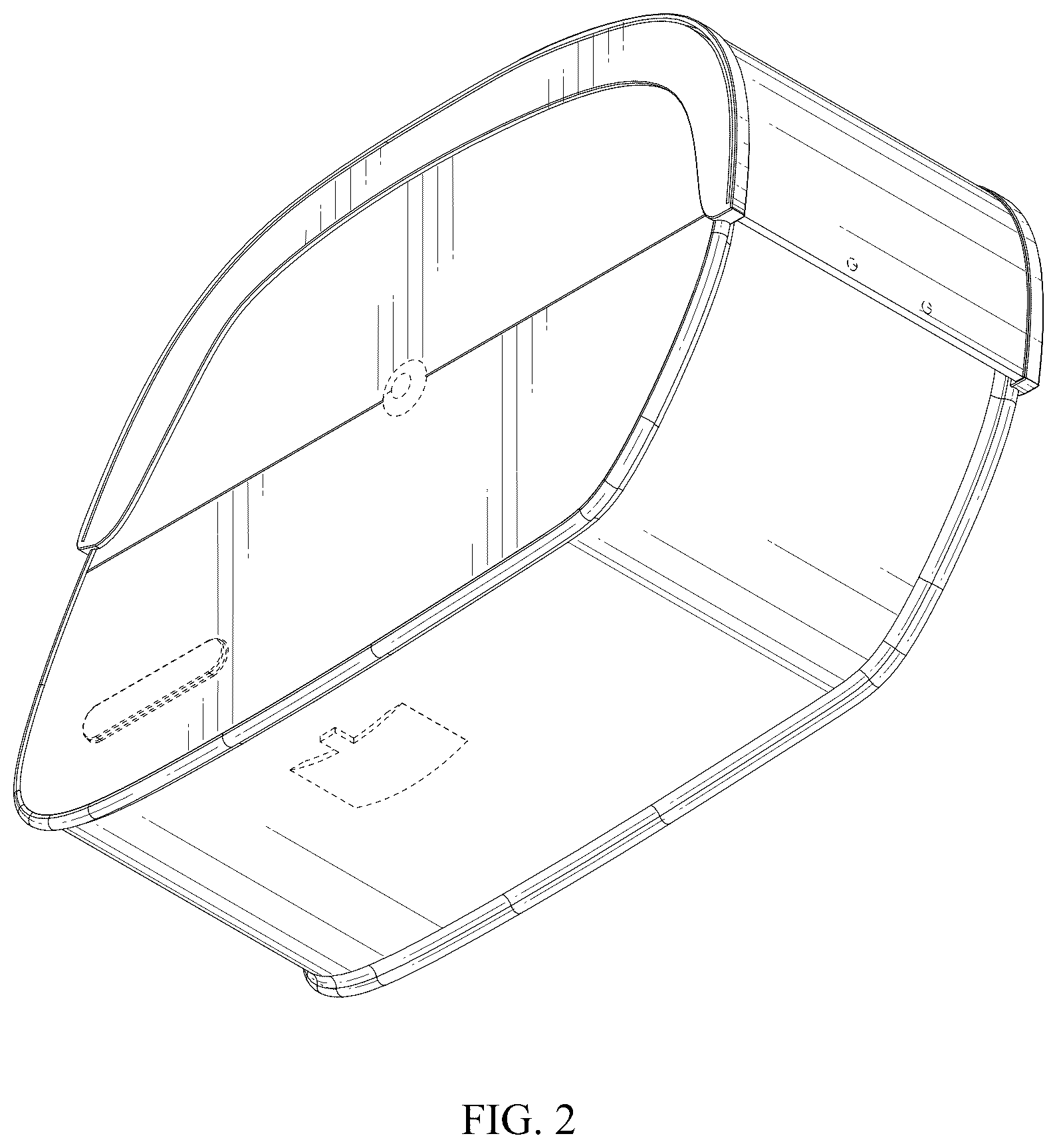 Patent USD1044682 Figure 2 – Saddle bag