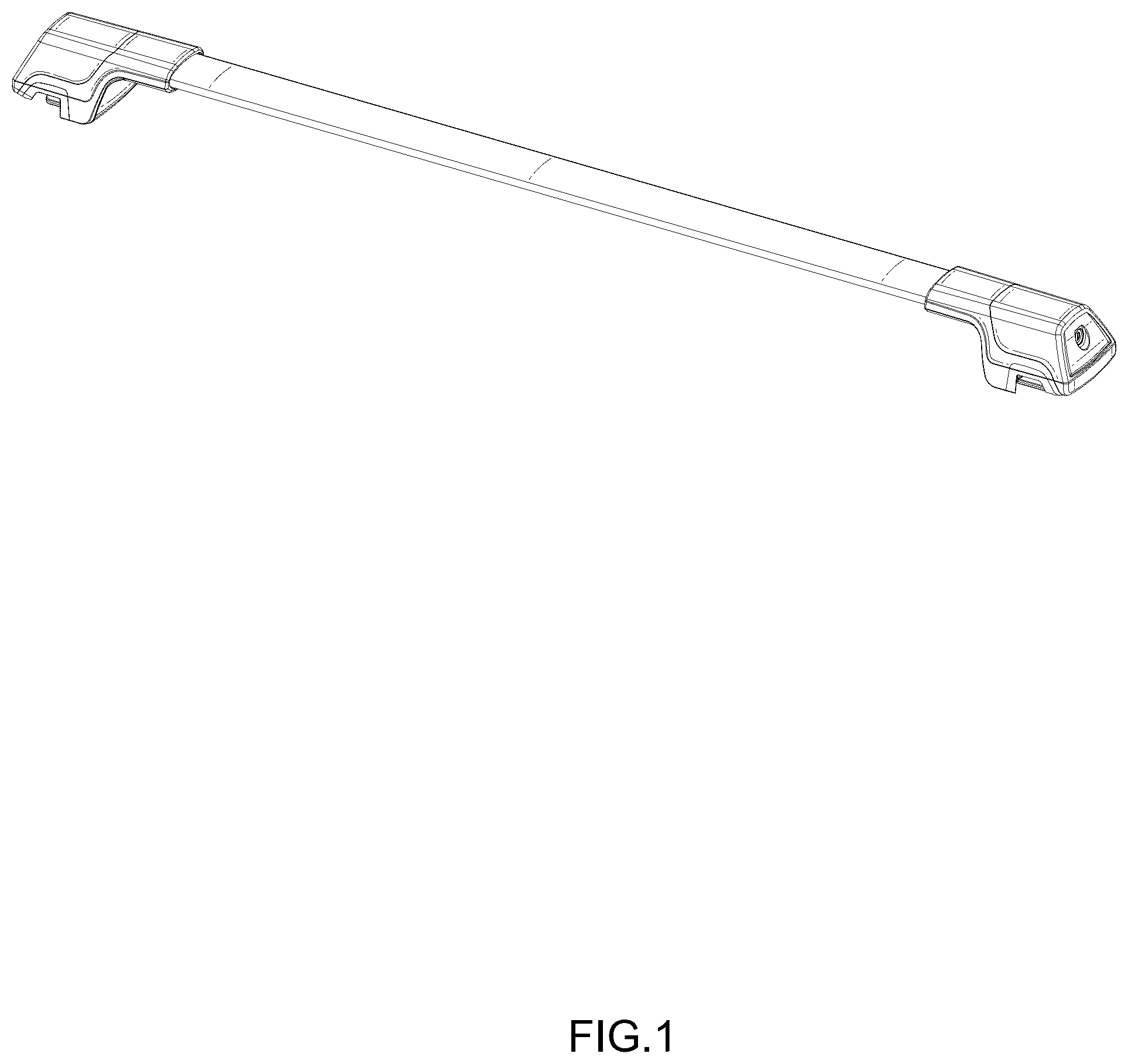 Patent USD1044683 Figure 1 – Crossbar for car