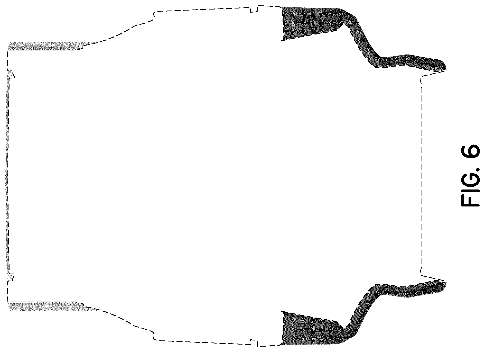 Patent USD1044685 Figure 6 – Vehicle center console