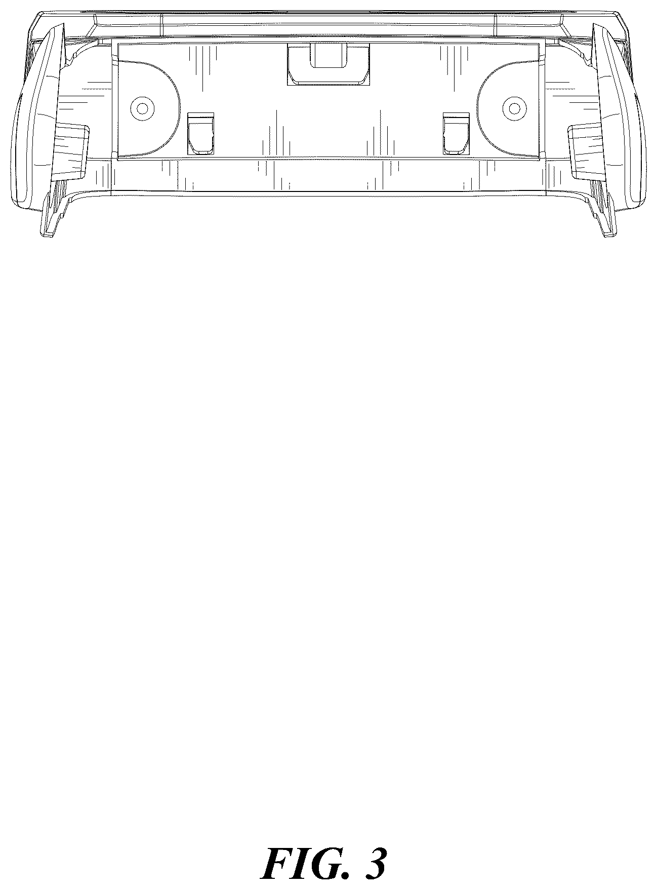 Patent USD1044686 Figure 3 – Car water cup holder