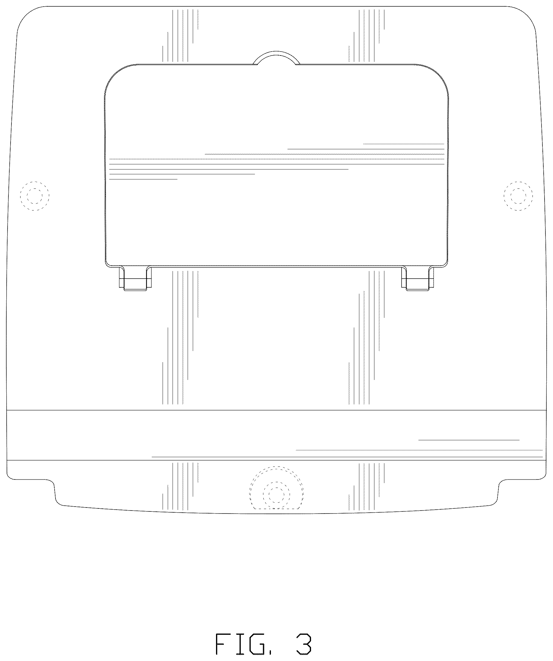 Patent USD1044687 Figure 3 – Armrest box