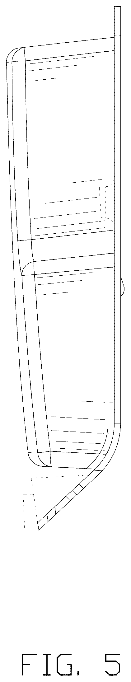 Patent USD1044687 Figure 5 – Armrest box