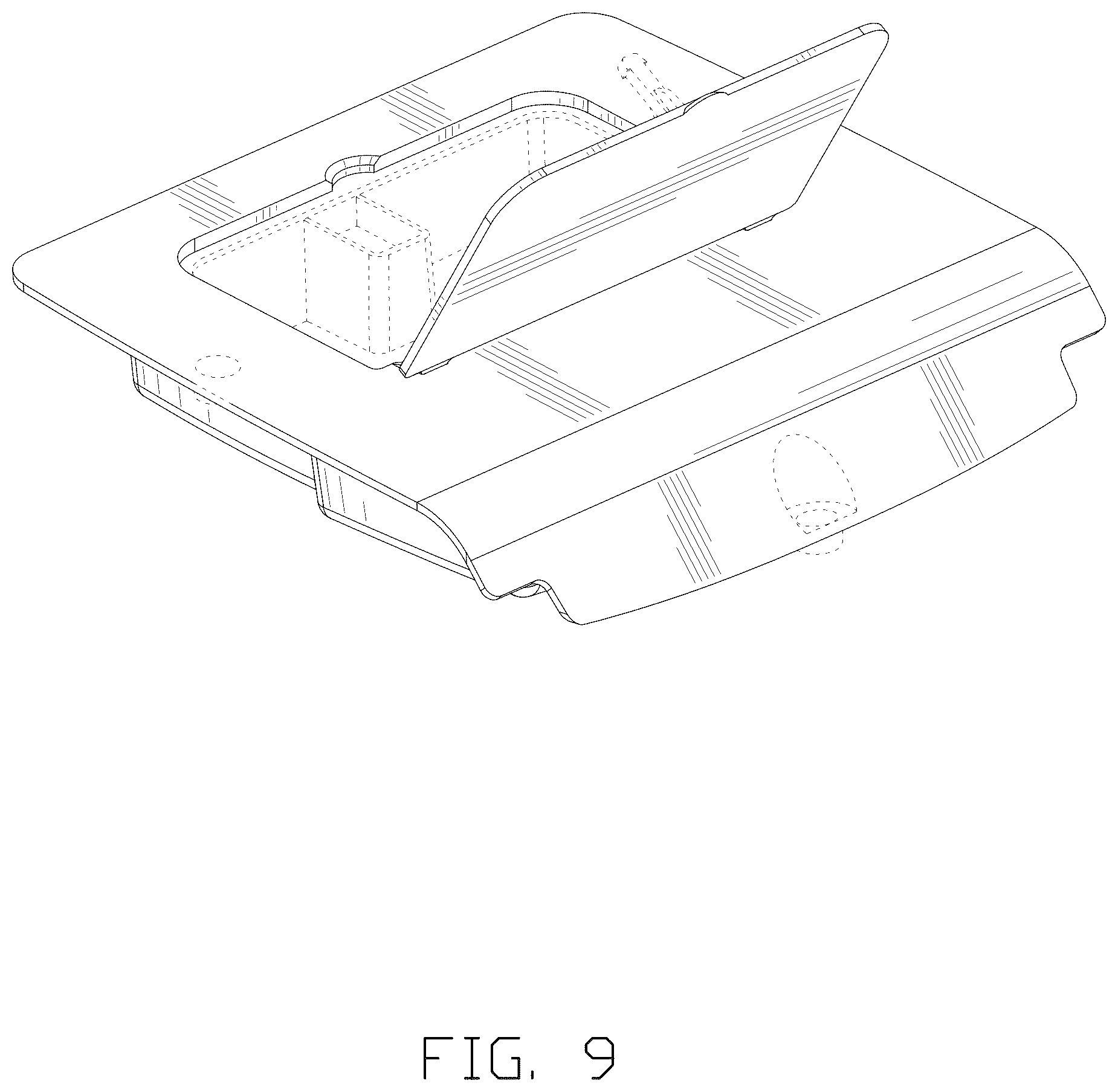 Patent USD1044687 Figure 9 – Armrest box