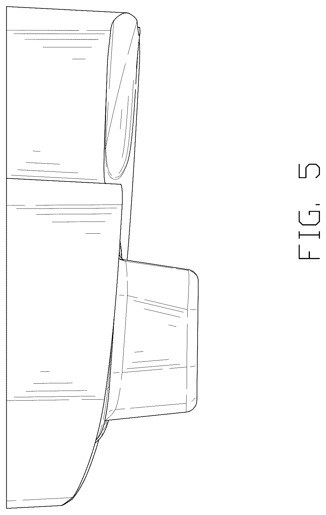 Patent USD1044688 Figure 5 – Car gear shift storage box
