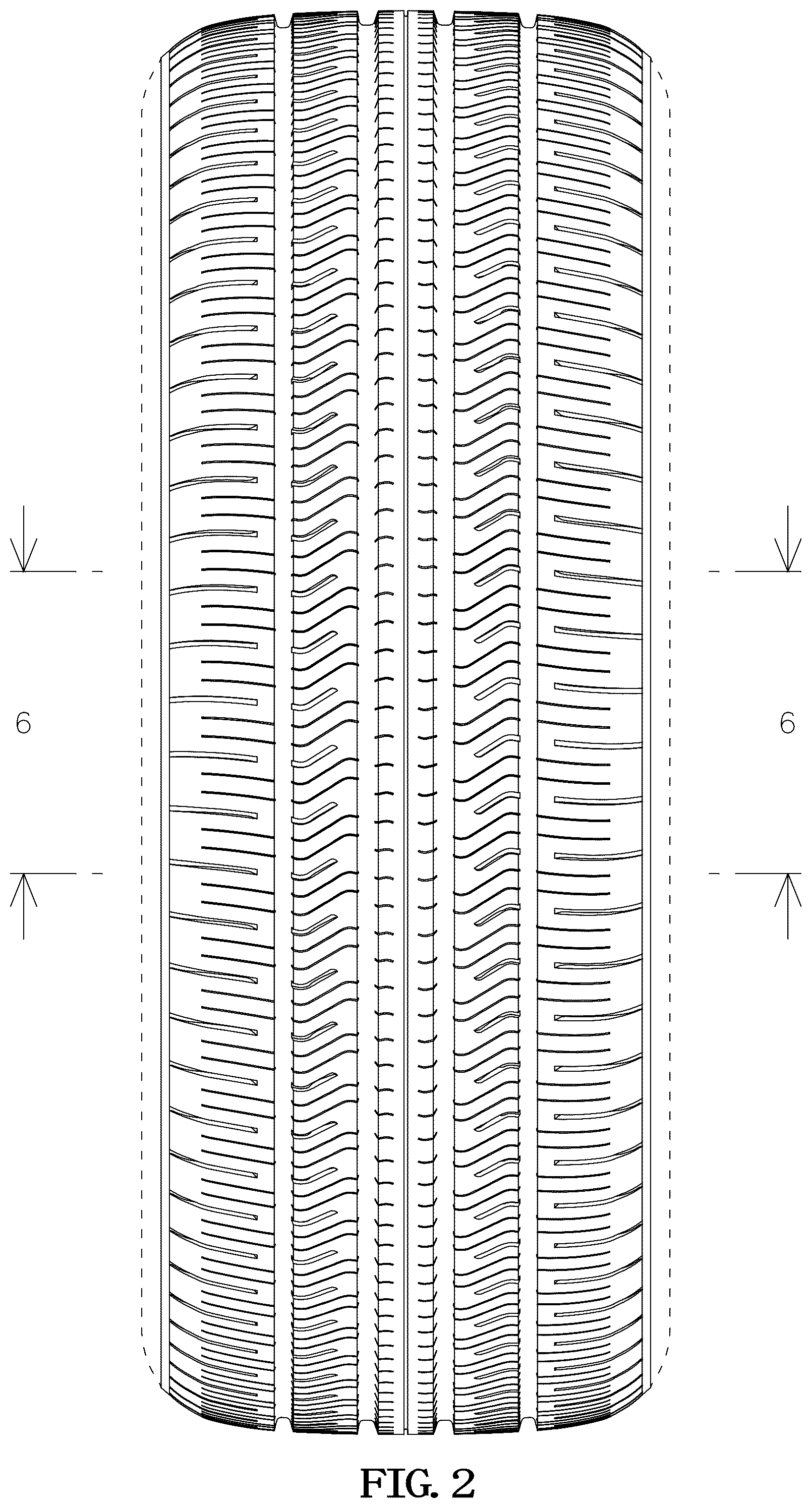Patent USD1044689 Figure 2 – Tire