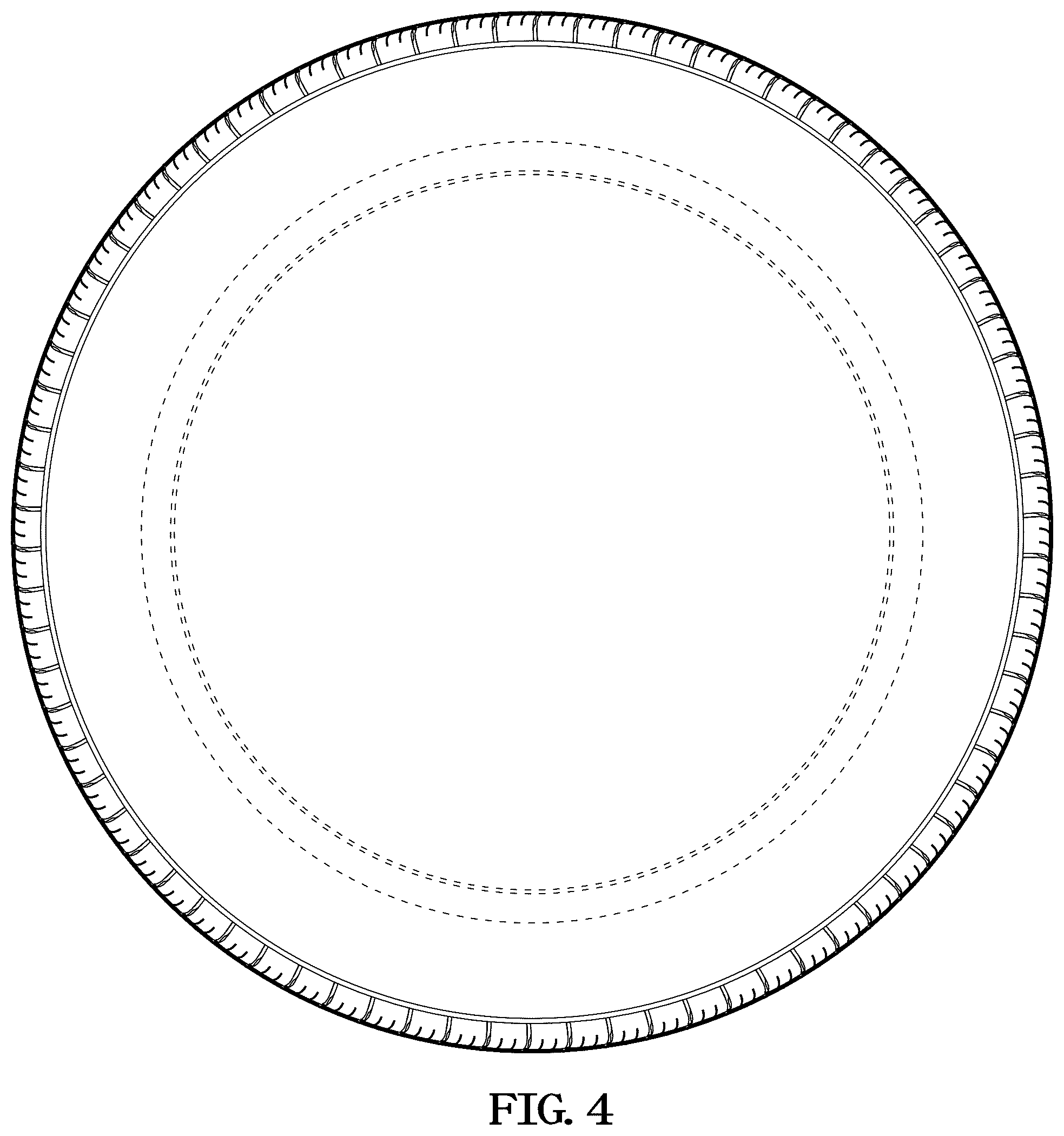 Patent USD1044689 Figure 4 – Tire