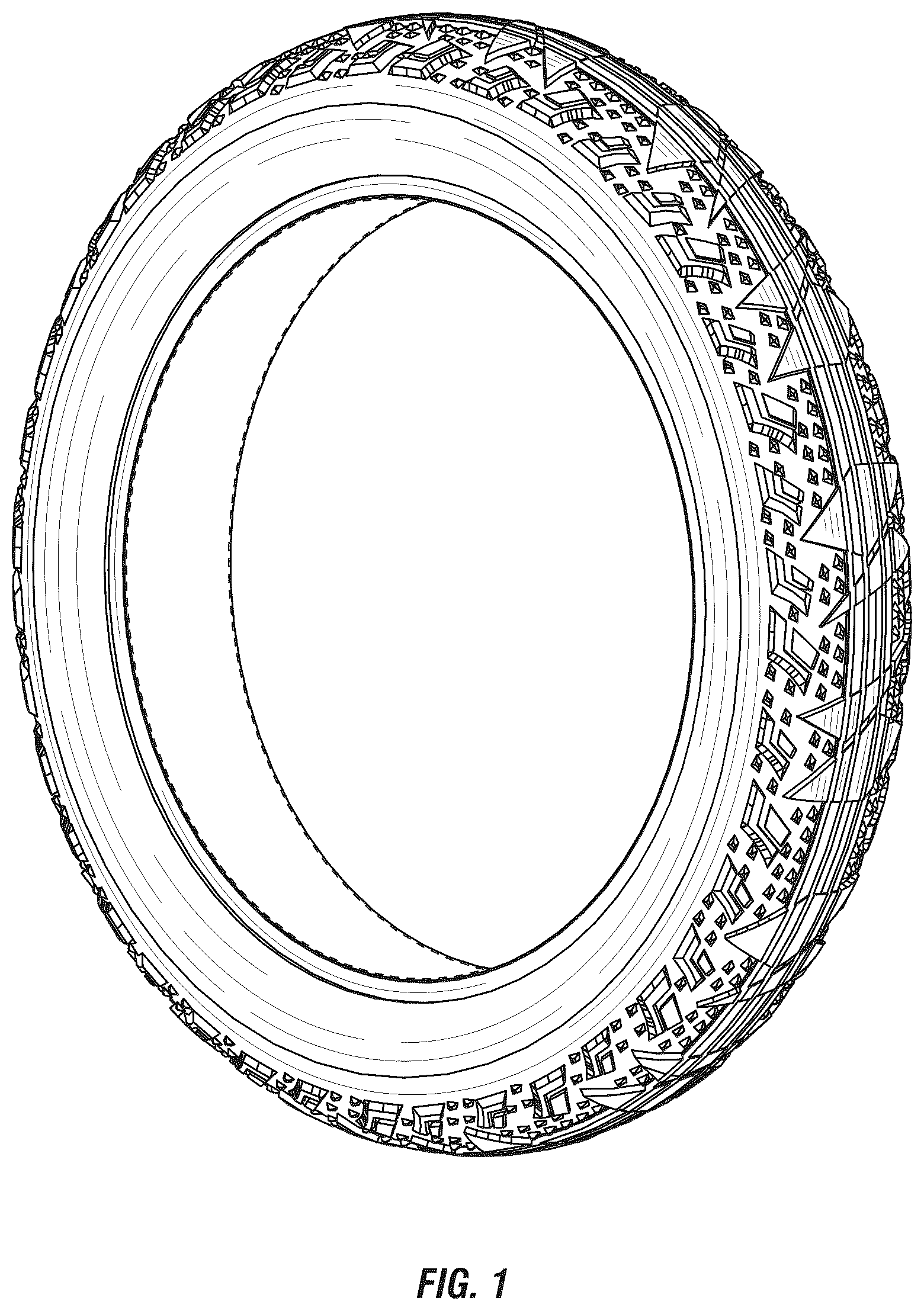 Patent USD1044690 — Electric motorbike tire — Figure 1