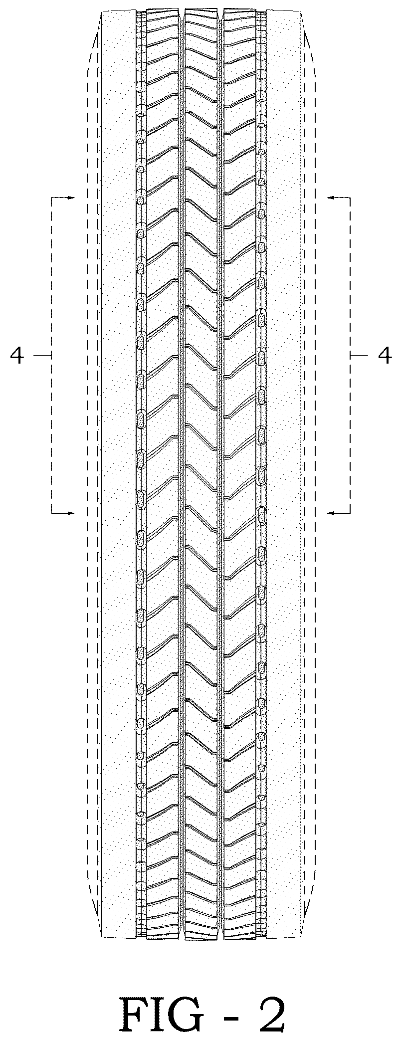 Patent USD1044692 Figure 2 – Tire