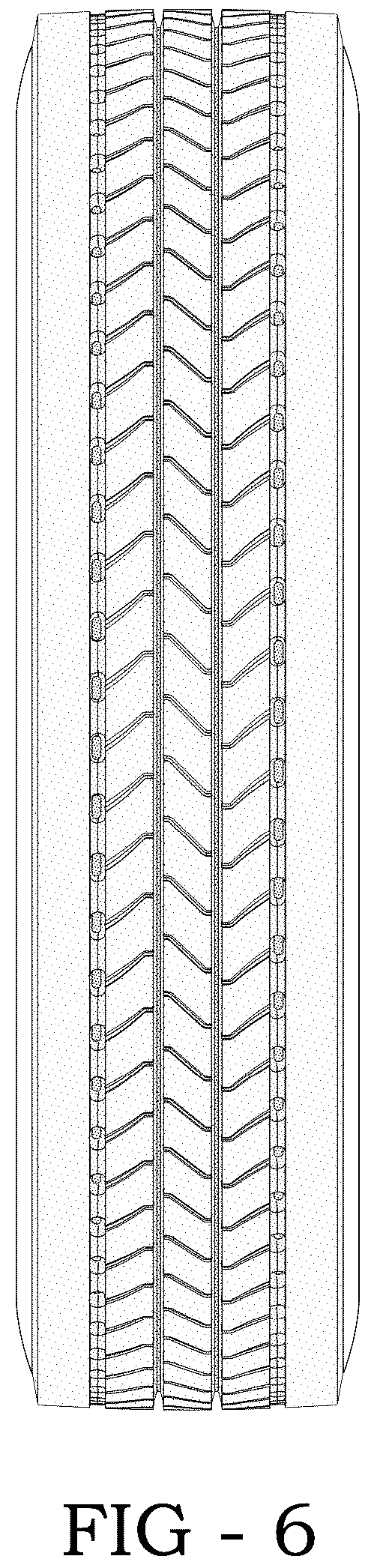 Patent USD1044692 Figure 6 – Tire