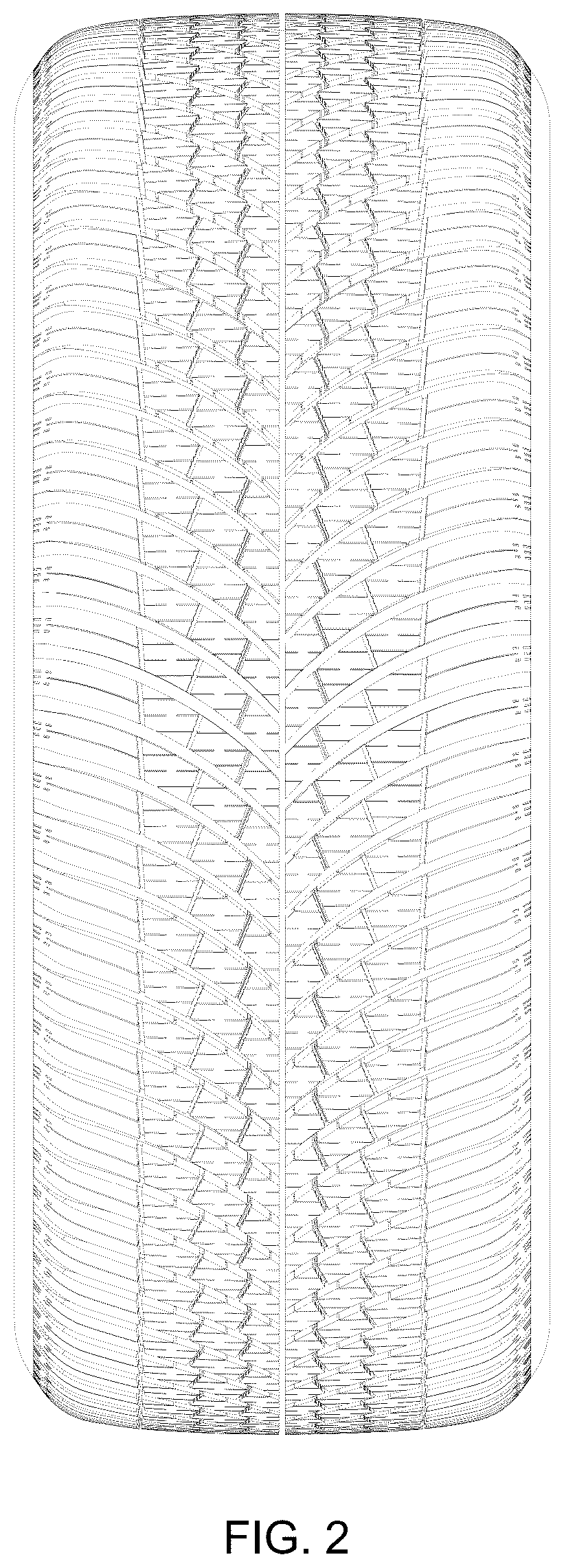 Patent USD1044693 Figure 2 – Tire
