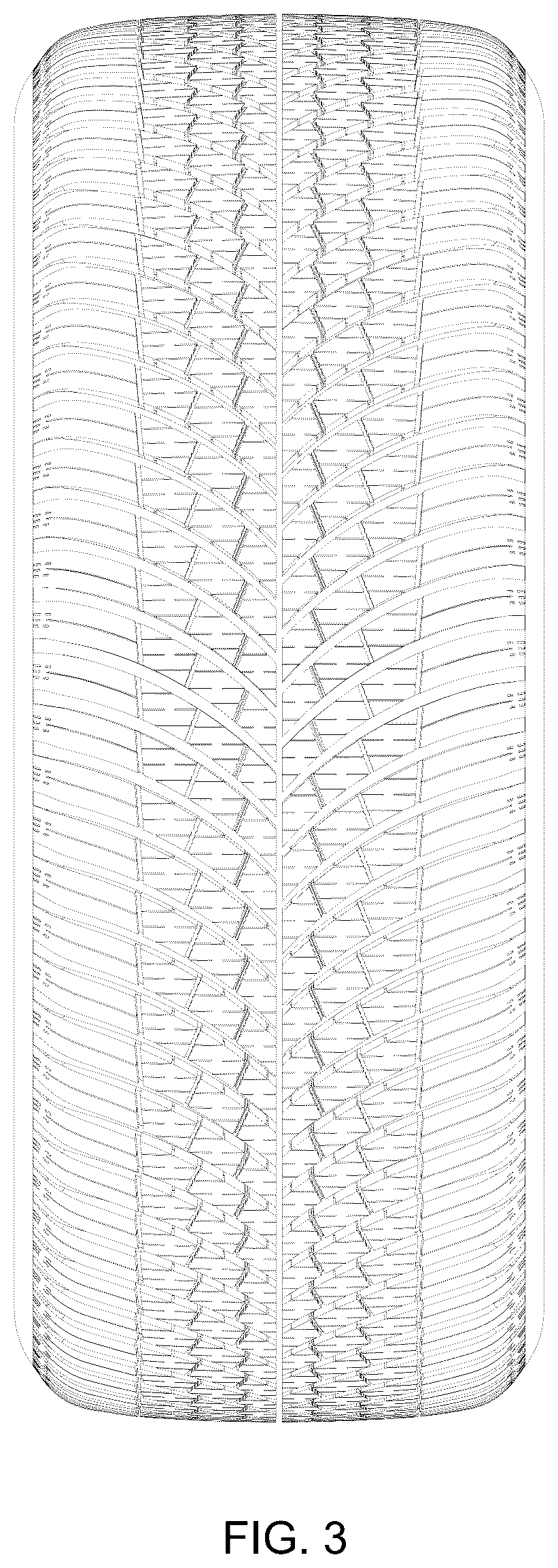 Patent USD1044693 Figure 3 – Tire