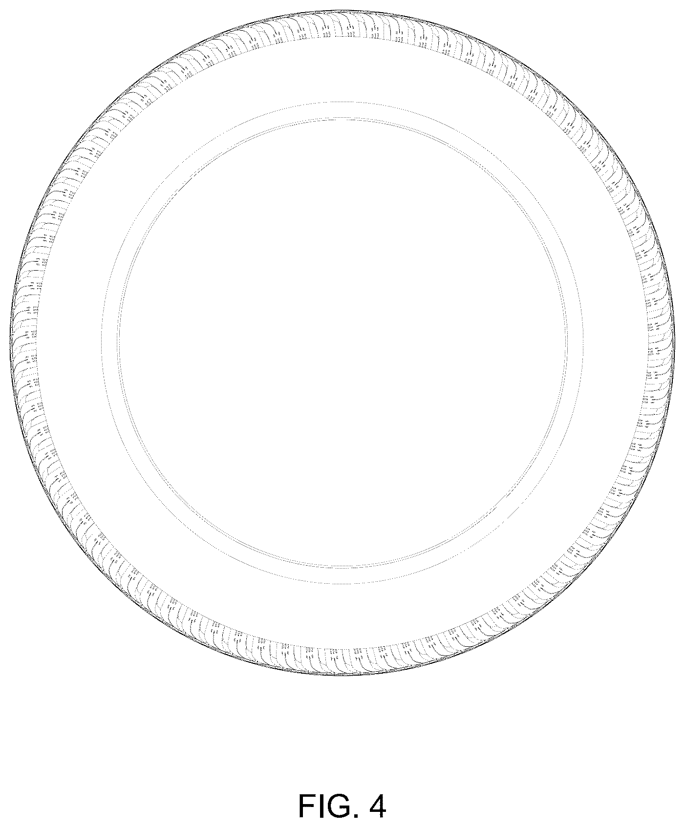 Patent USD1044693 Figure 4 – Tire