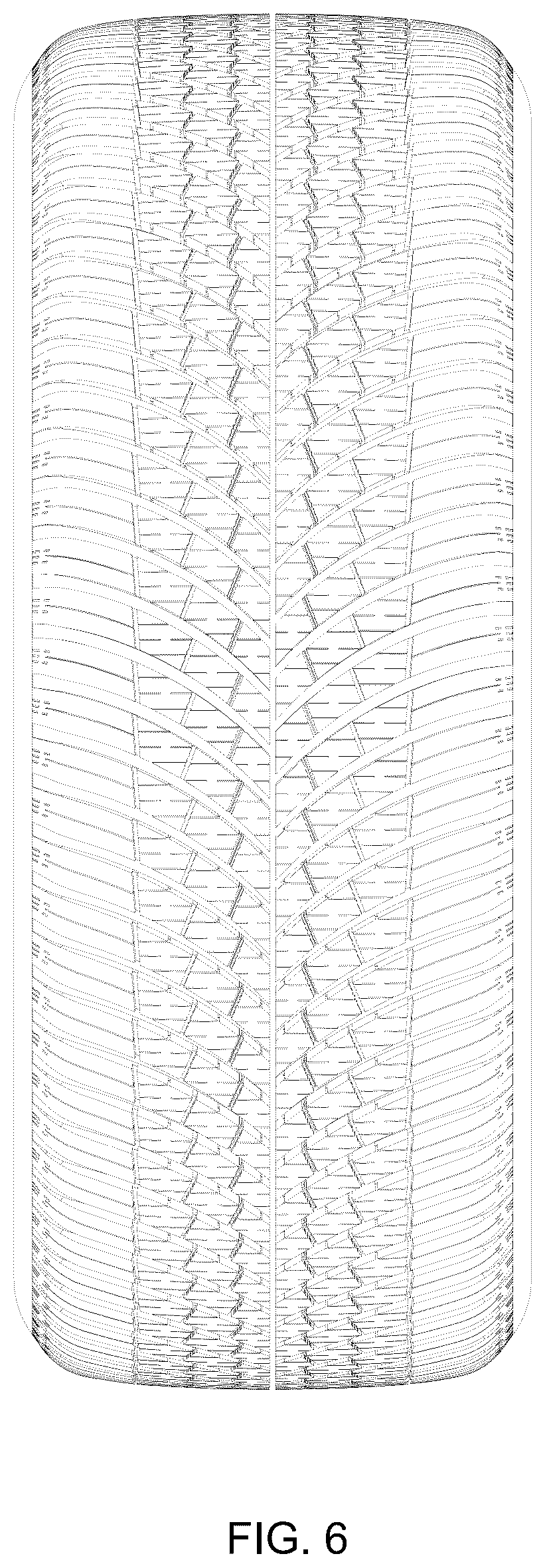 Patent USD1044693 Figure 6 – Tire