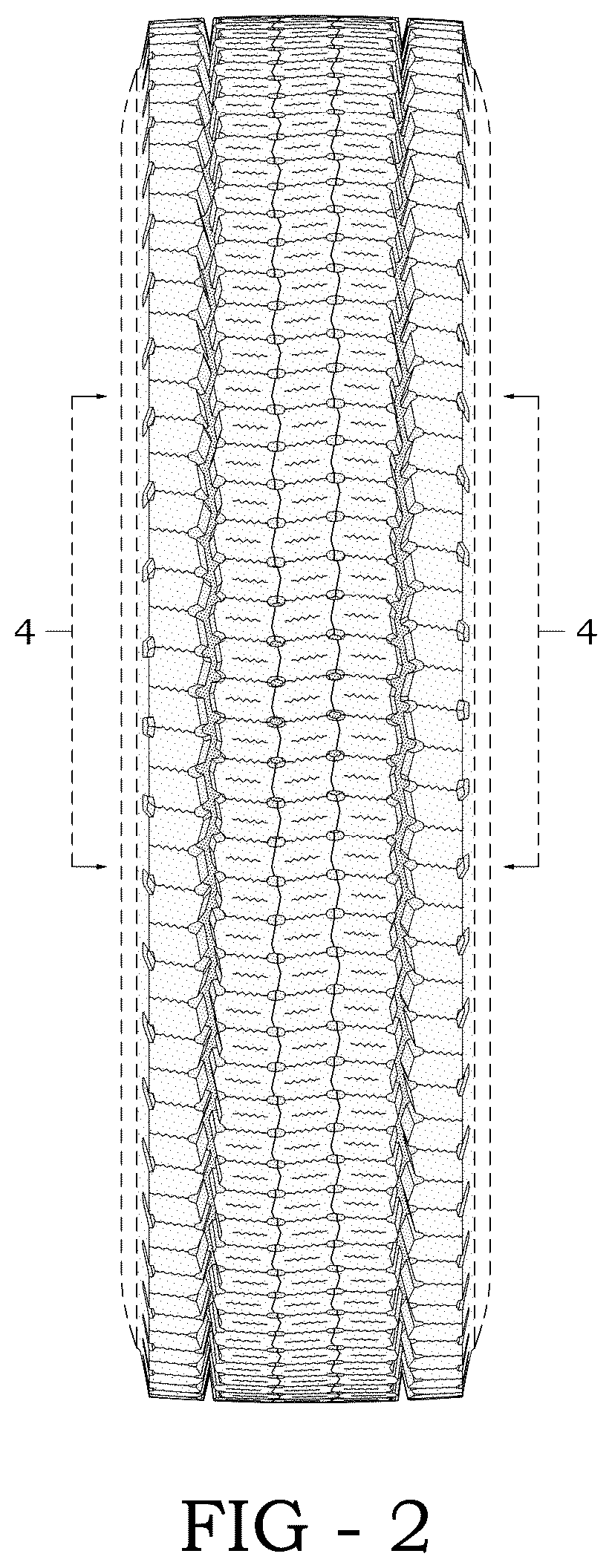 Patent USD1044695 Figure 2 – Tire
