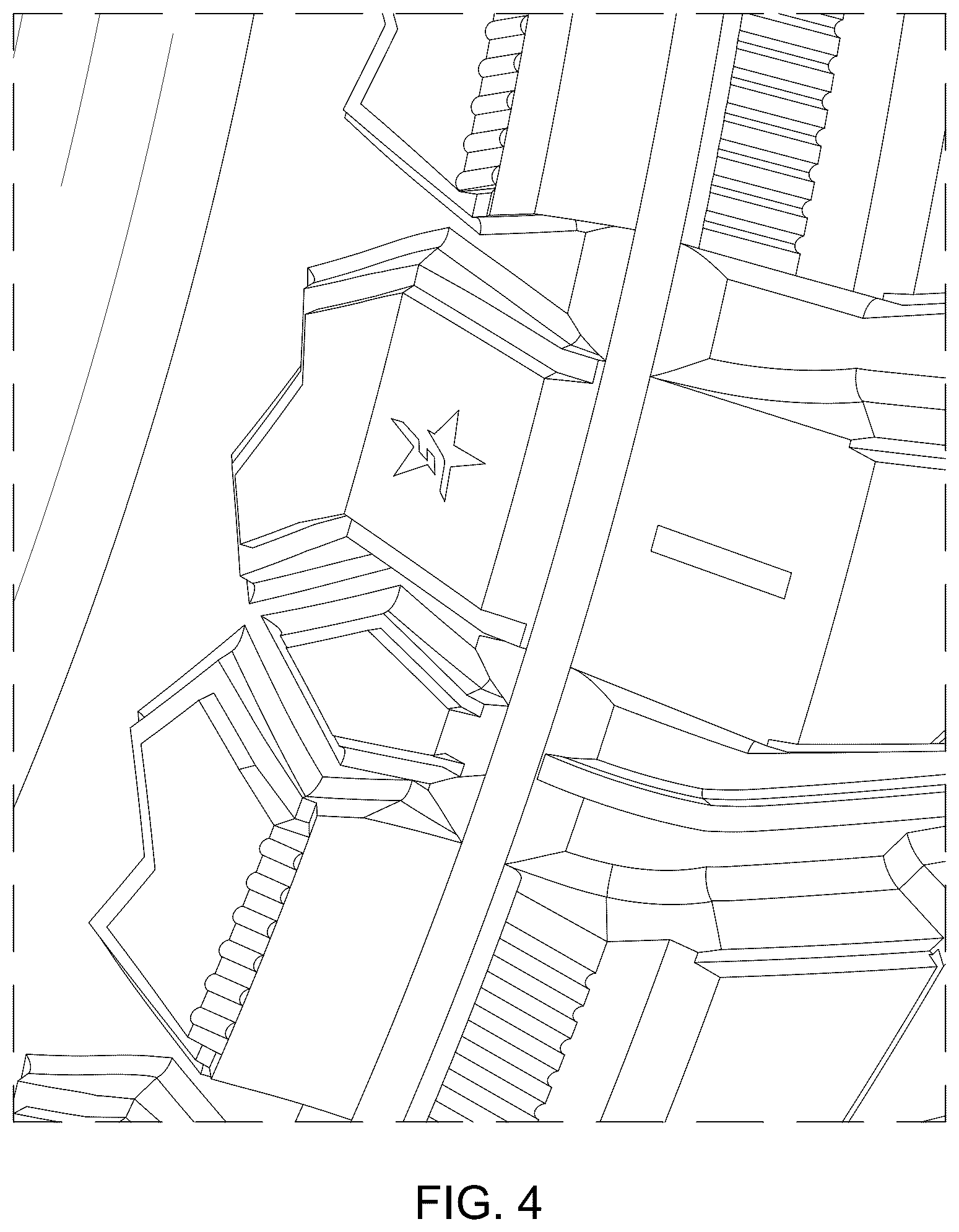 Patent USD1044696 Figure 4 – Tire