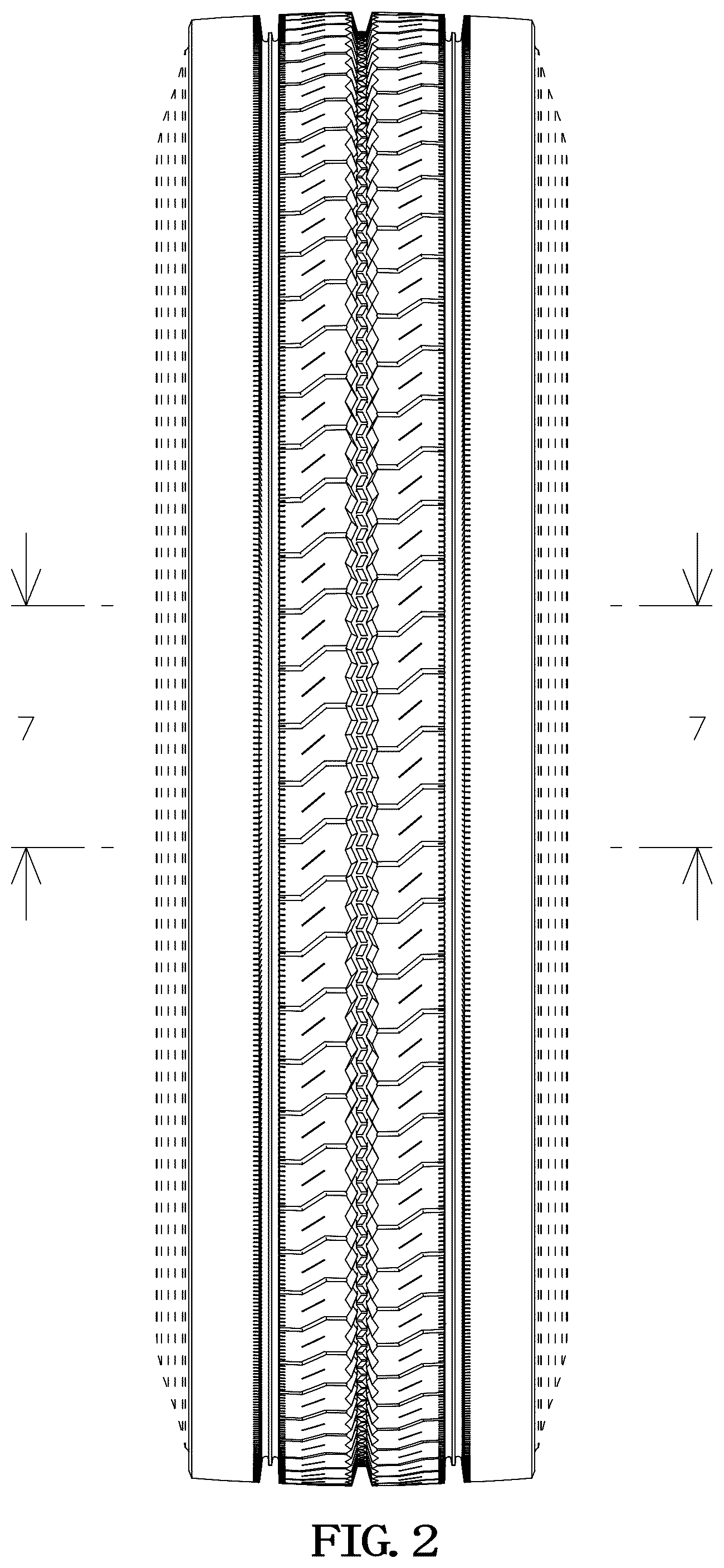 Patent USD1044698 Figure 2 – Tire