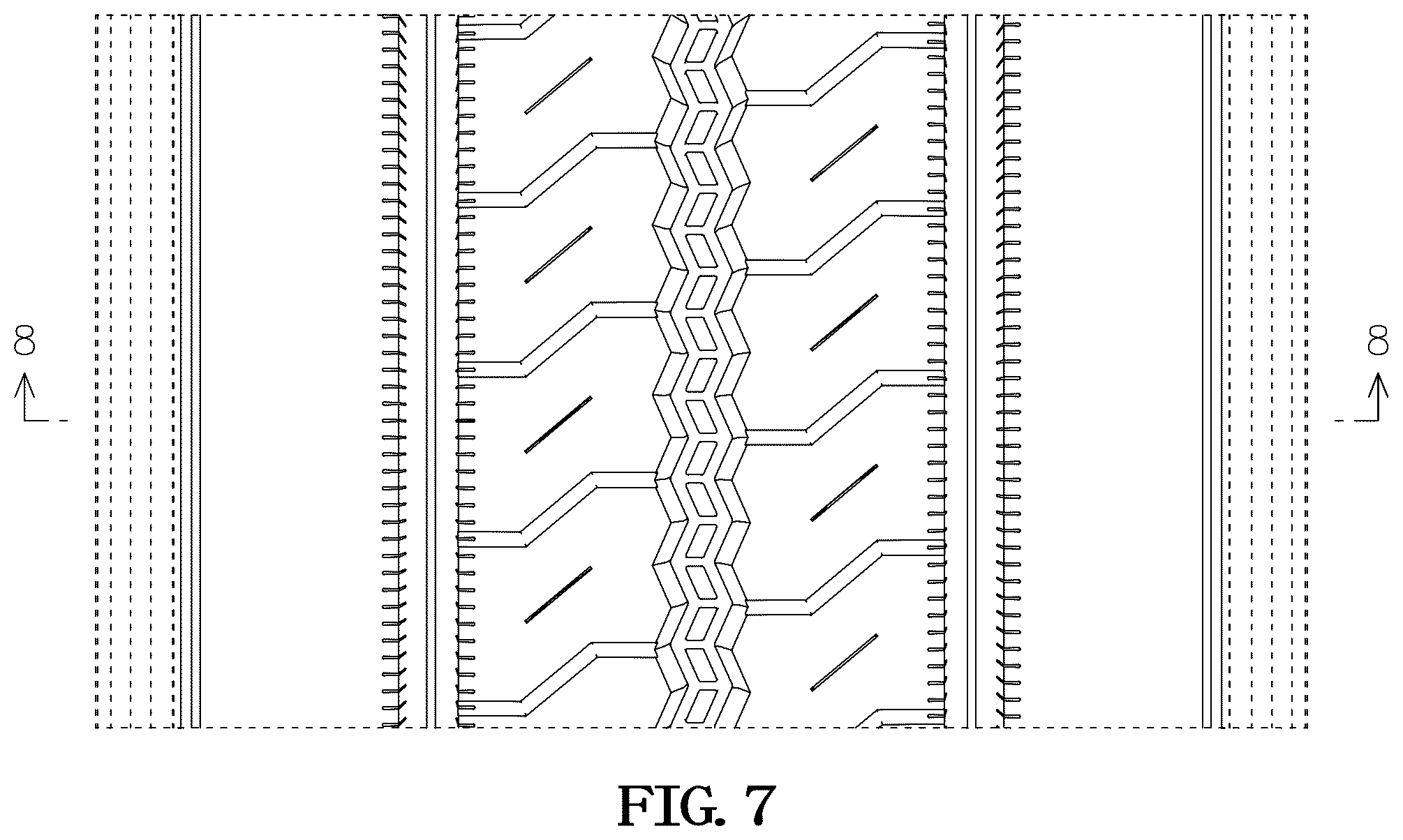 Patent USD1044698 Figure 7 – Tire