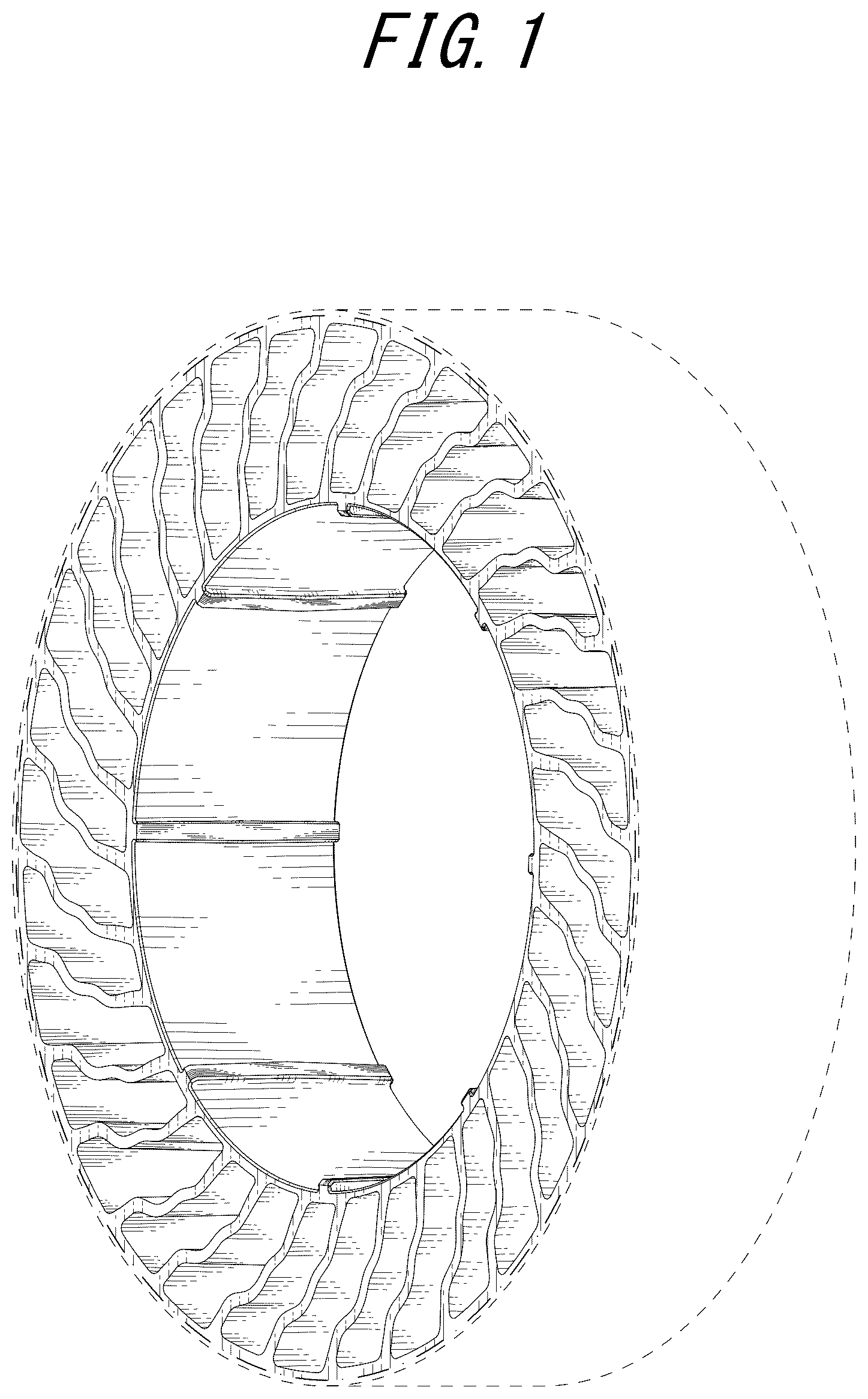 Patent USD1044699 Figure 1 – Non-pneumatic tire