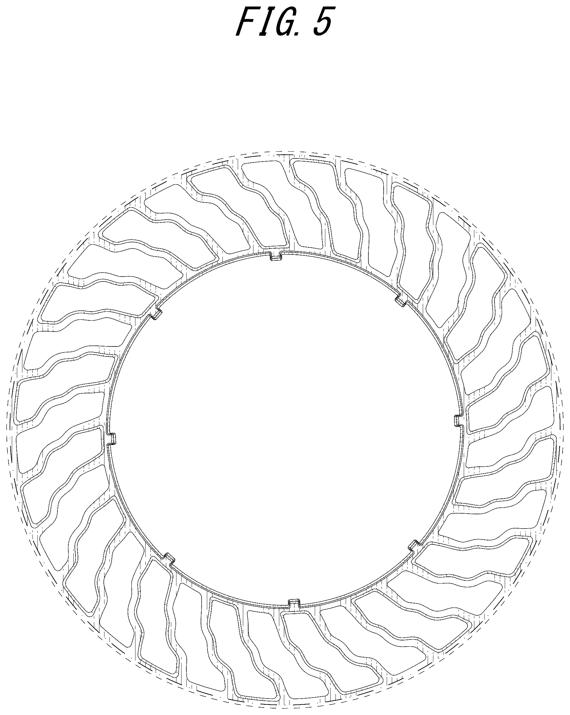 Patent USD1044699 Figure 5 – Non-pneumatic tire