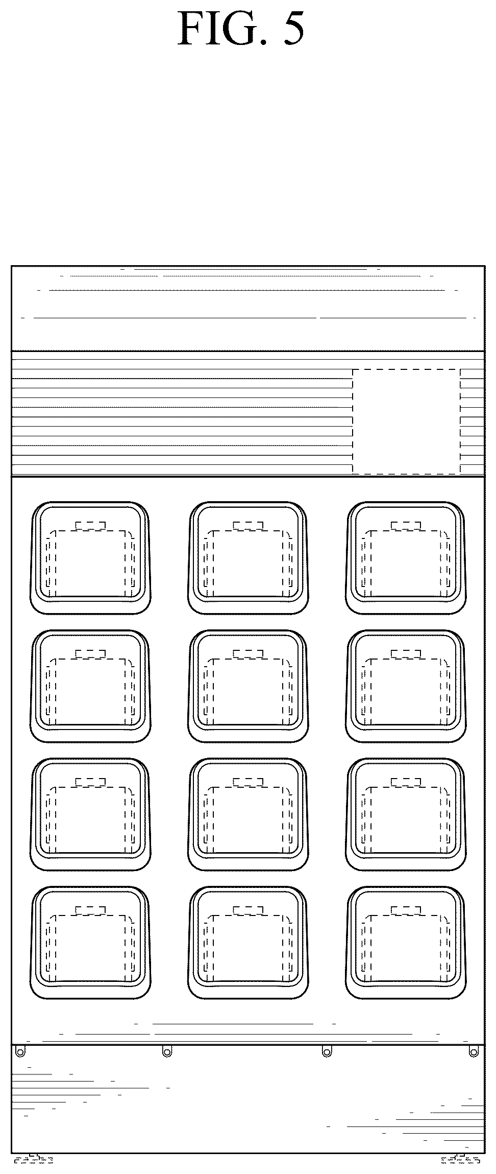 Patent USD1044703 Figure 5 – Charging and replacing station for mobile battery