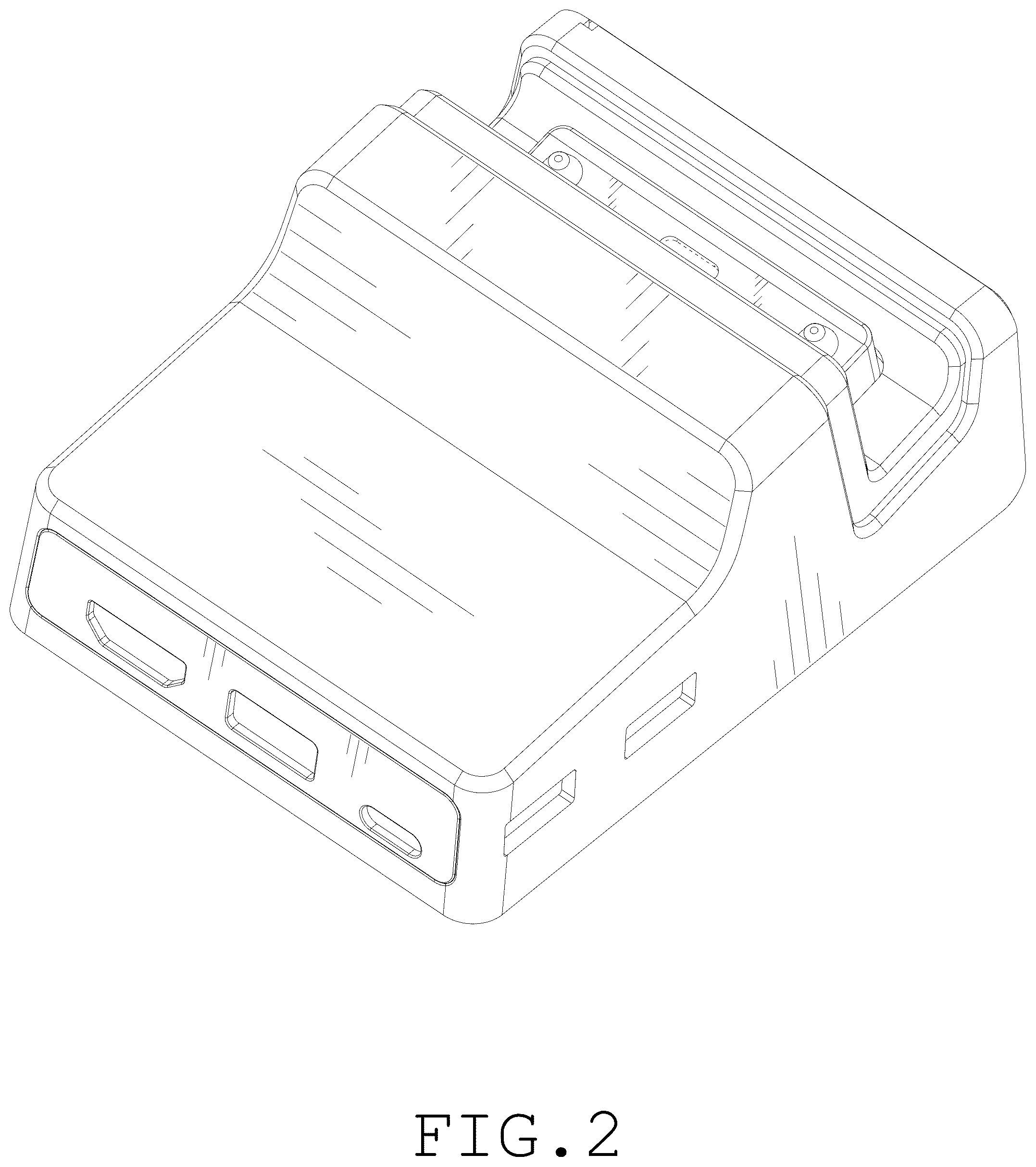 Patent USD1044707 Figure 2 – Game console stand