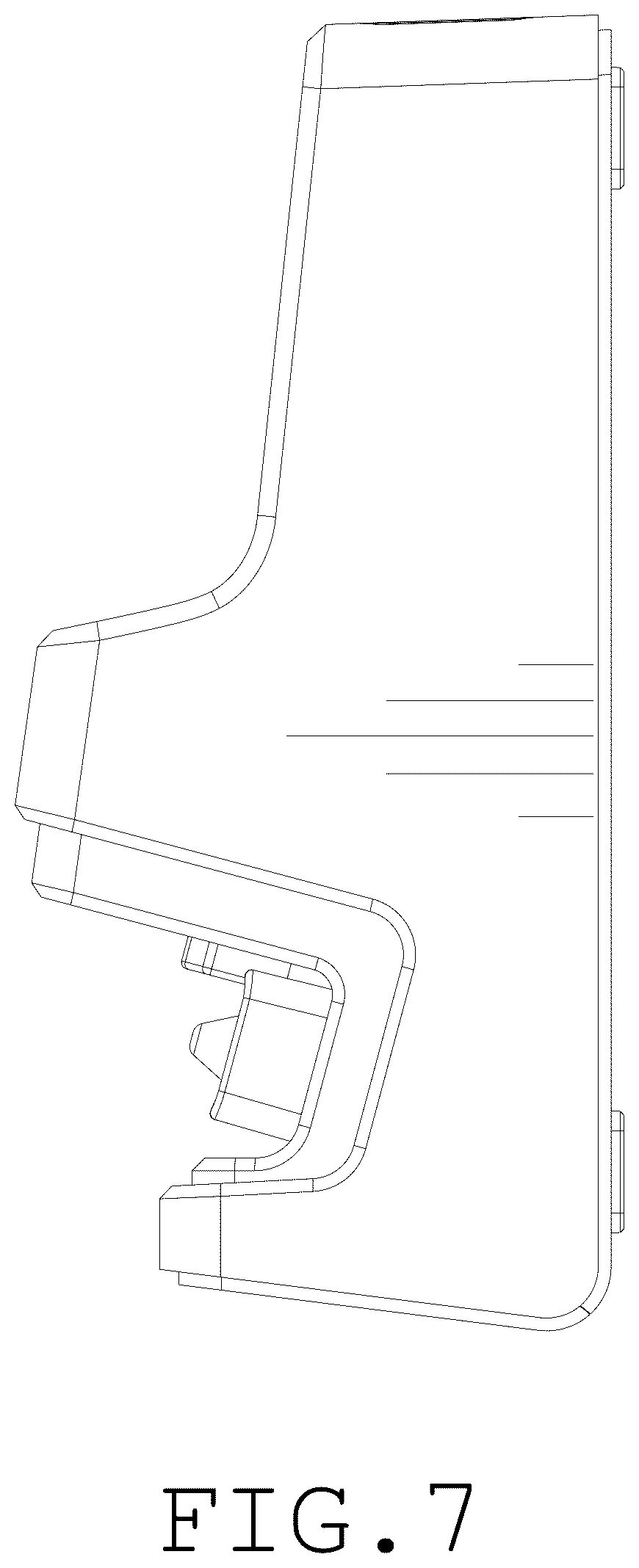 Patent USD1044707 Figure 7 – Game console stand