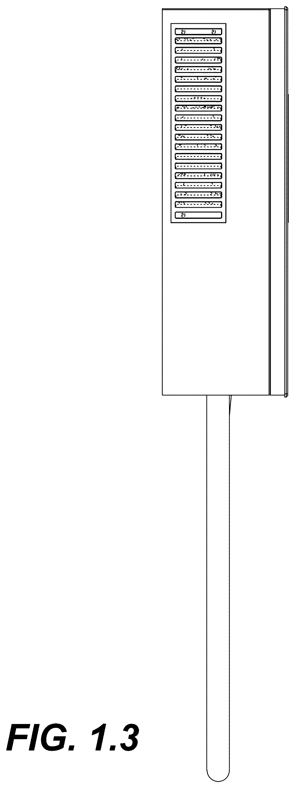 Patent USD1044709 Figure 3 – Wall-mounted DC charging pile