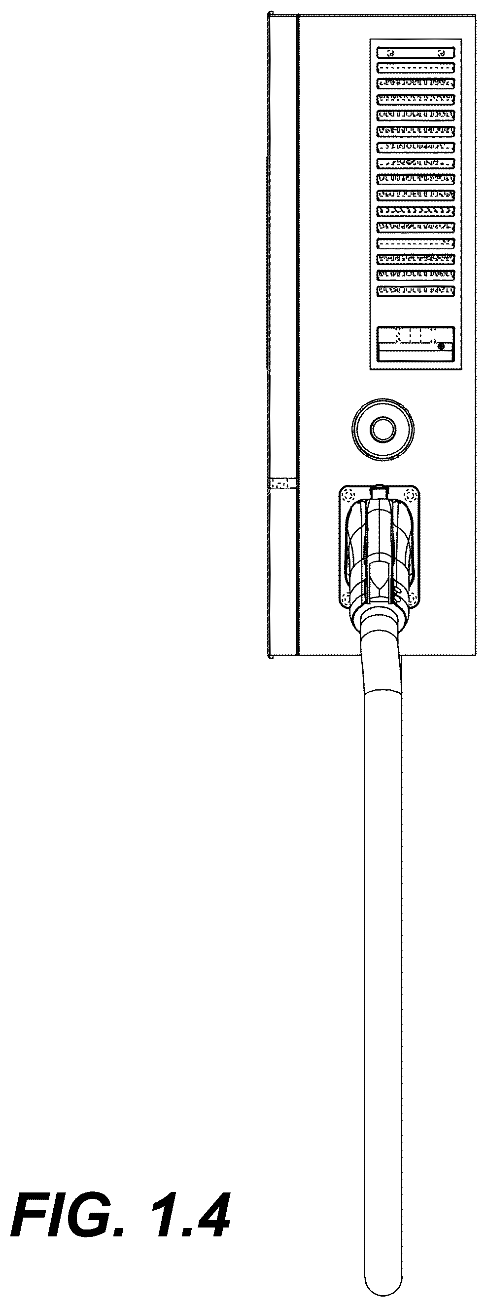 Patent USD1044709 Figure 4 – Wall-mounted DC charging pile