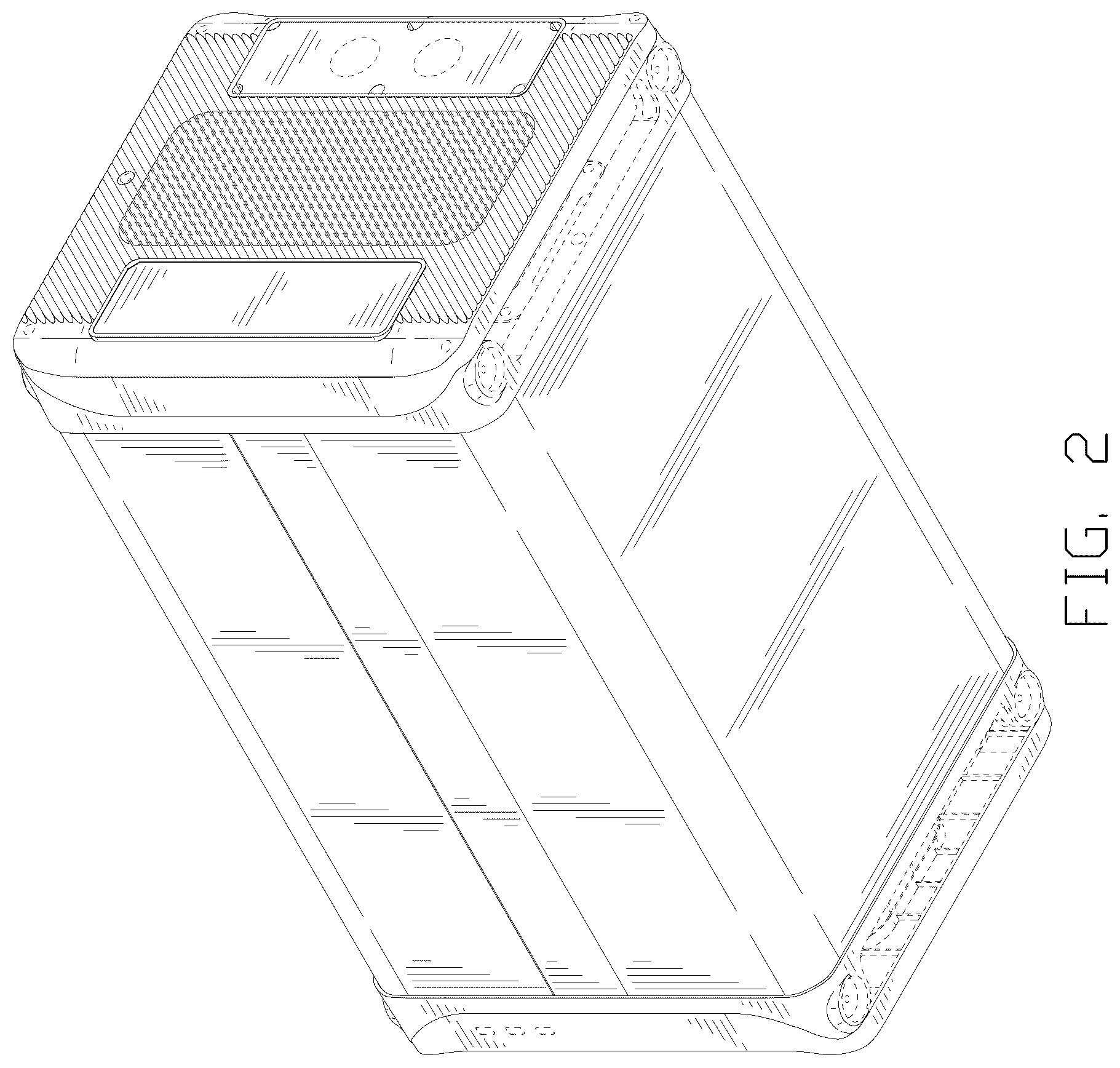 Patent USD1044711 Figure 2 – Portable power supply host