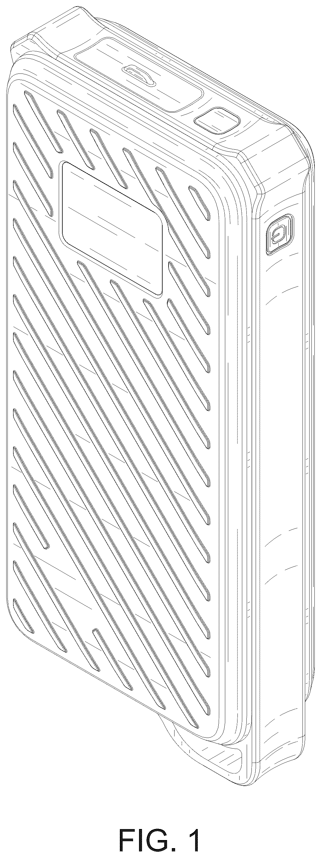Patent USD1044717 Figure 1 – Portable backup power supply