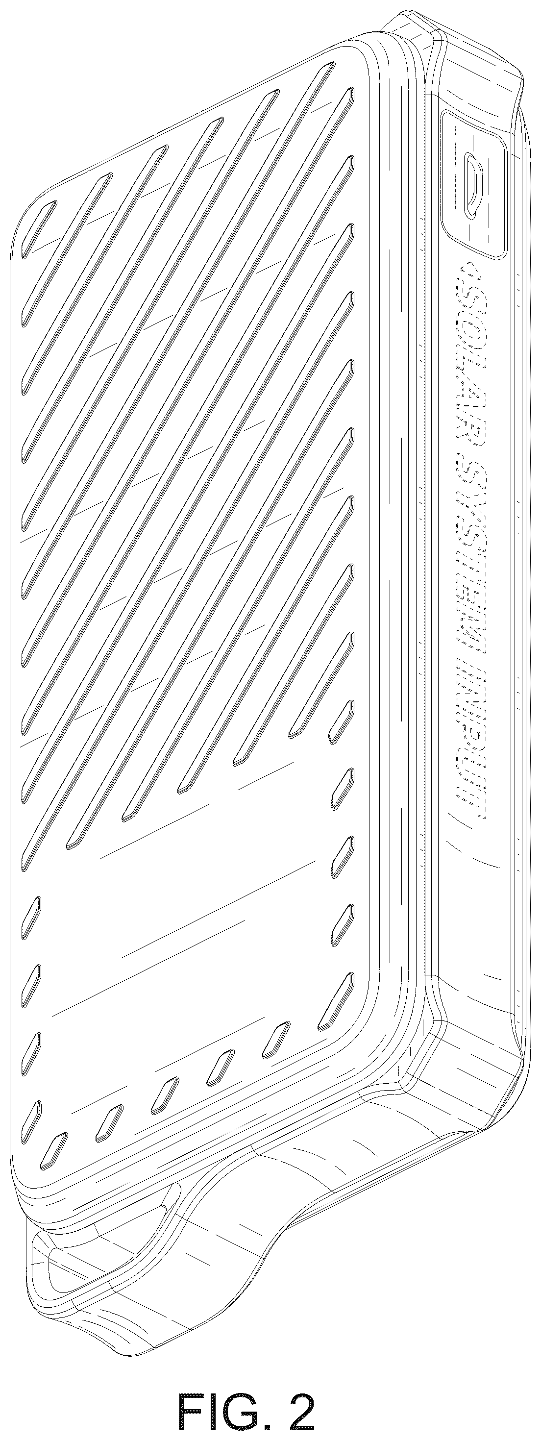 Patent USD1044717 Figure 2 – Portable backup power supply