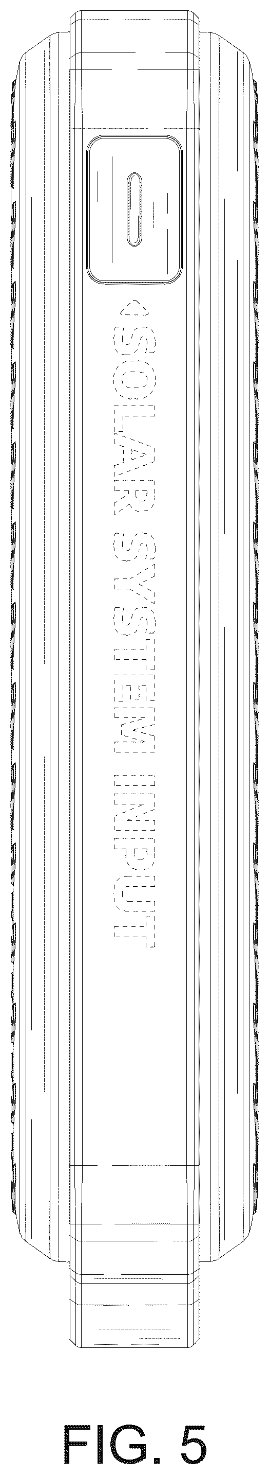 Patent USD1044717 Figure 5 – Portable backup power supply