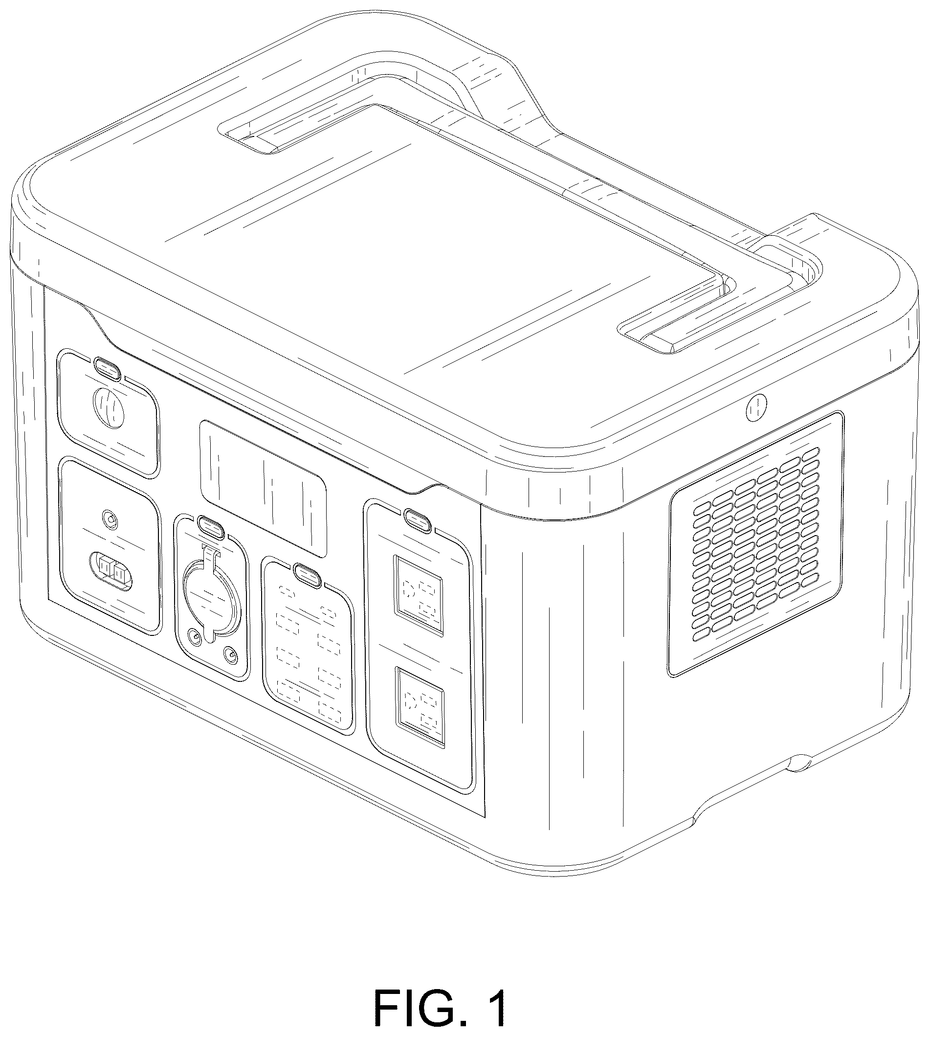 Patent USD1044718 — Portable power station — Figure 1