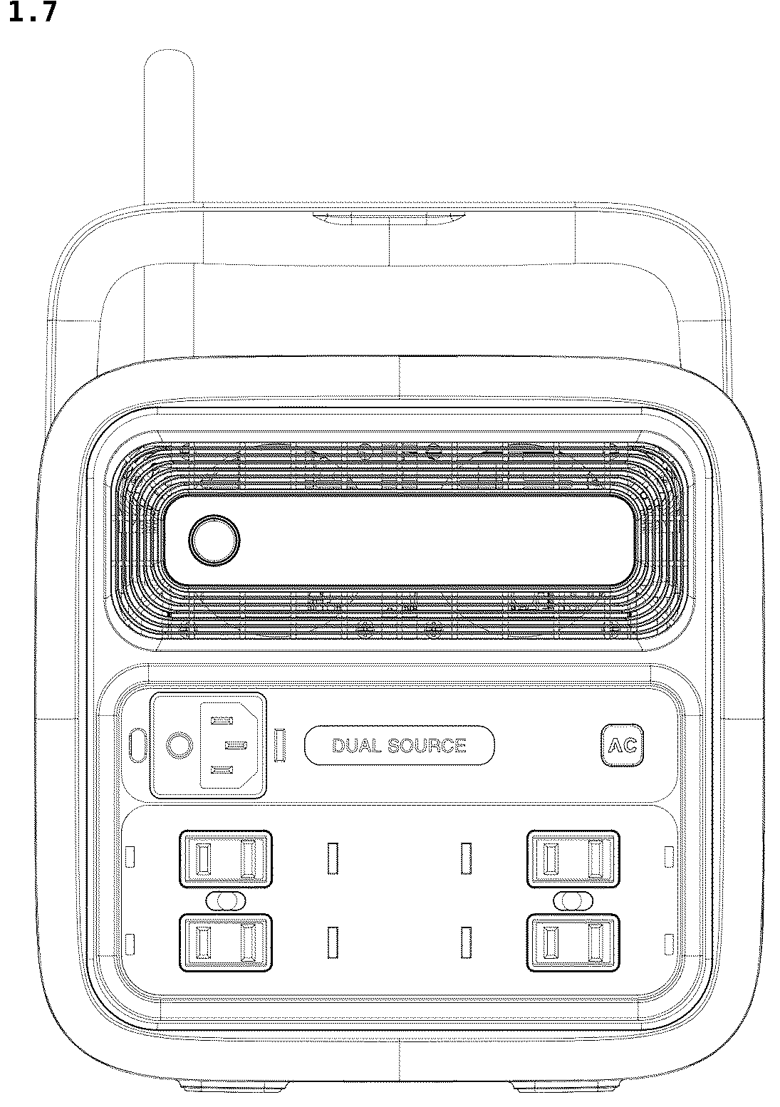 Patent USD1044724 Figure 7 – Mobile energy storage power supply unit