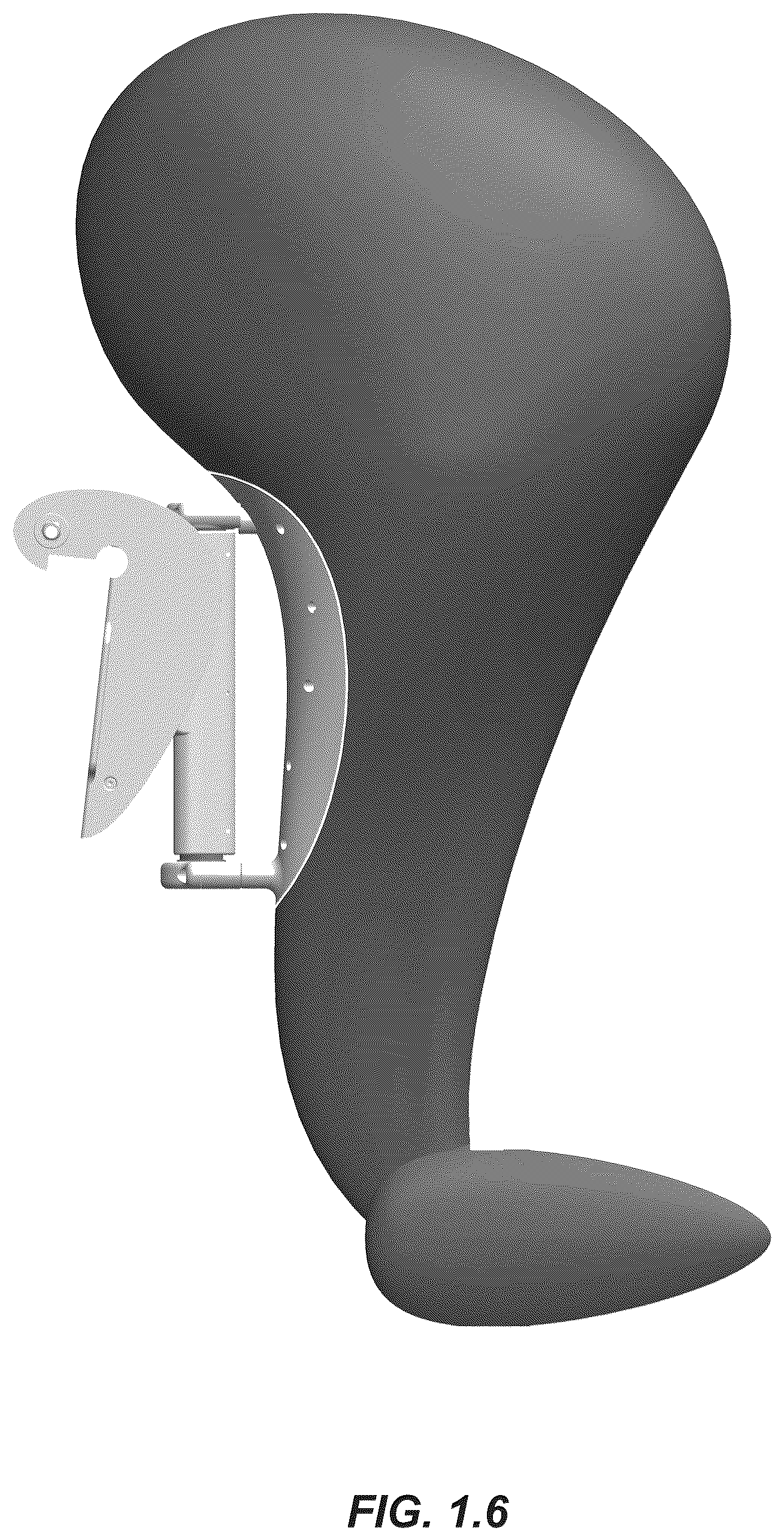 Patent USD1044725 Figure 6 – Electric motor with undulating membrane for watercraft