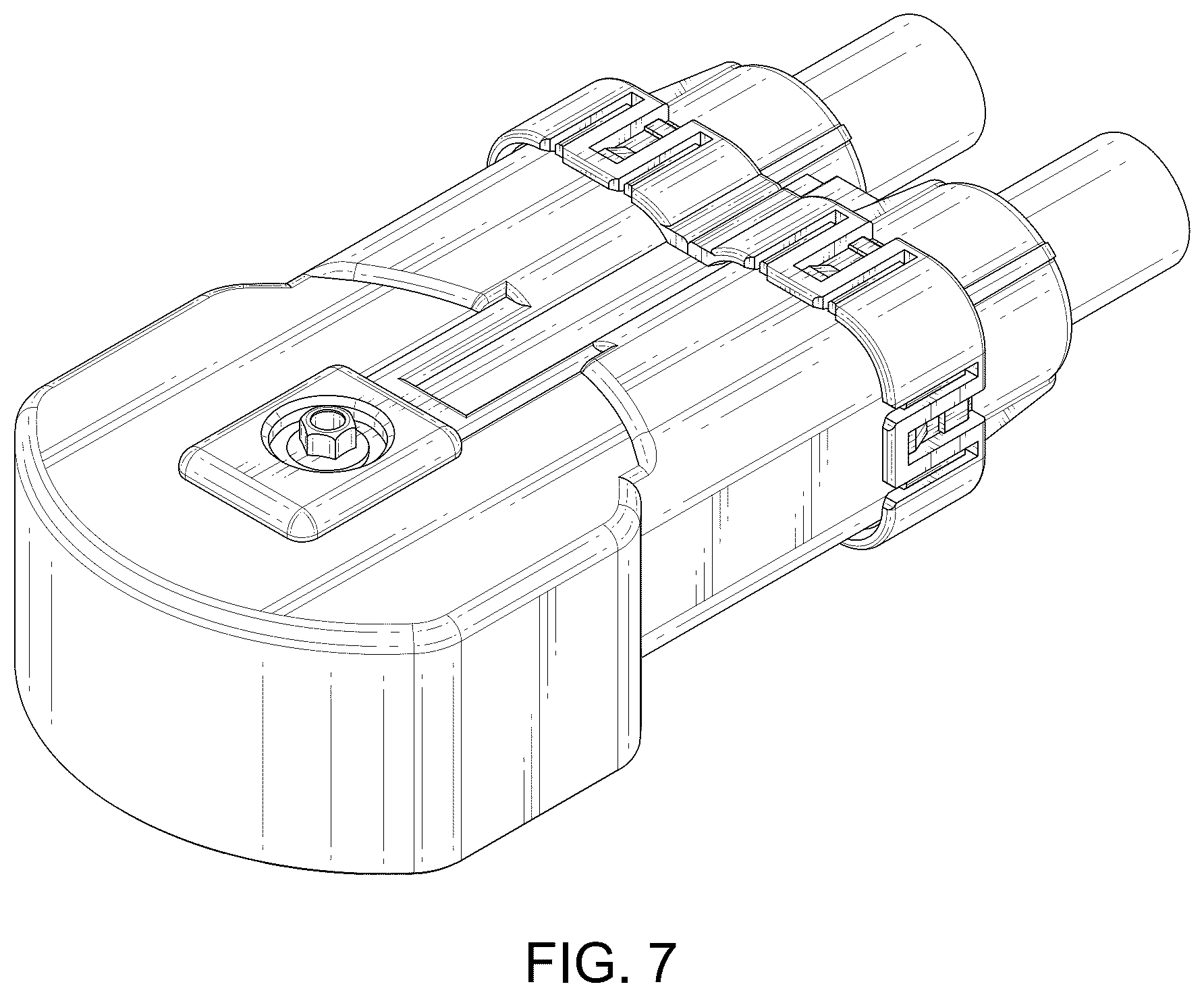 Patent USD1044729 Figure 5 – Connector