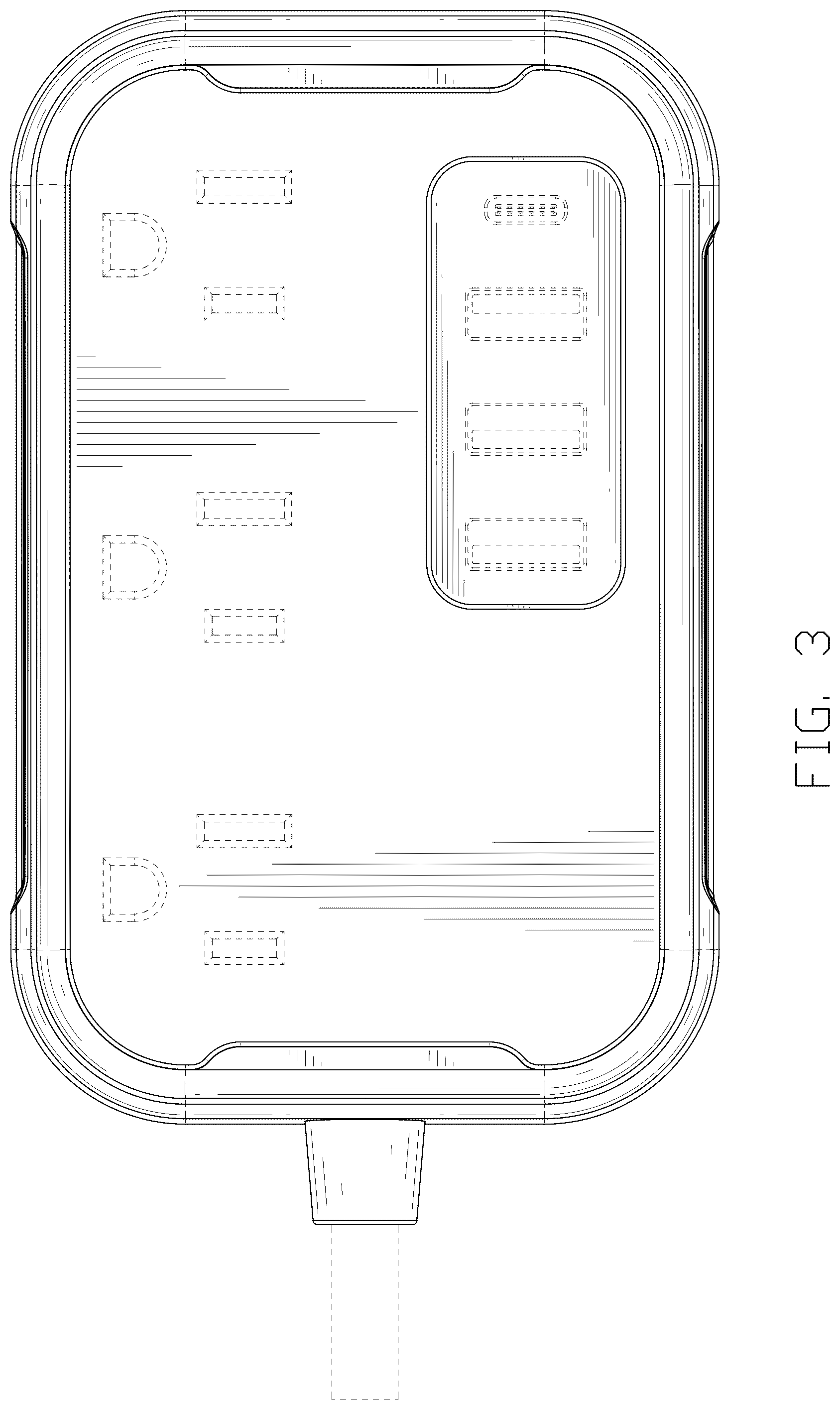 Patent USD1044733 Figure 3 – Power strip
