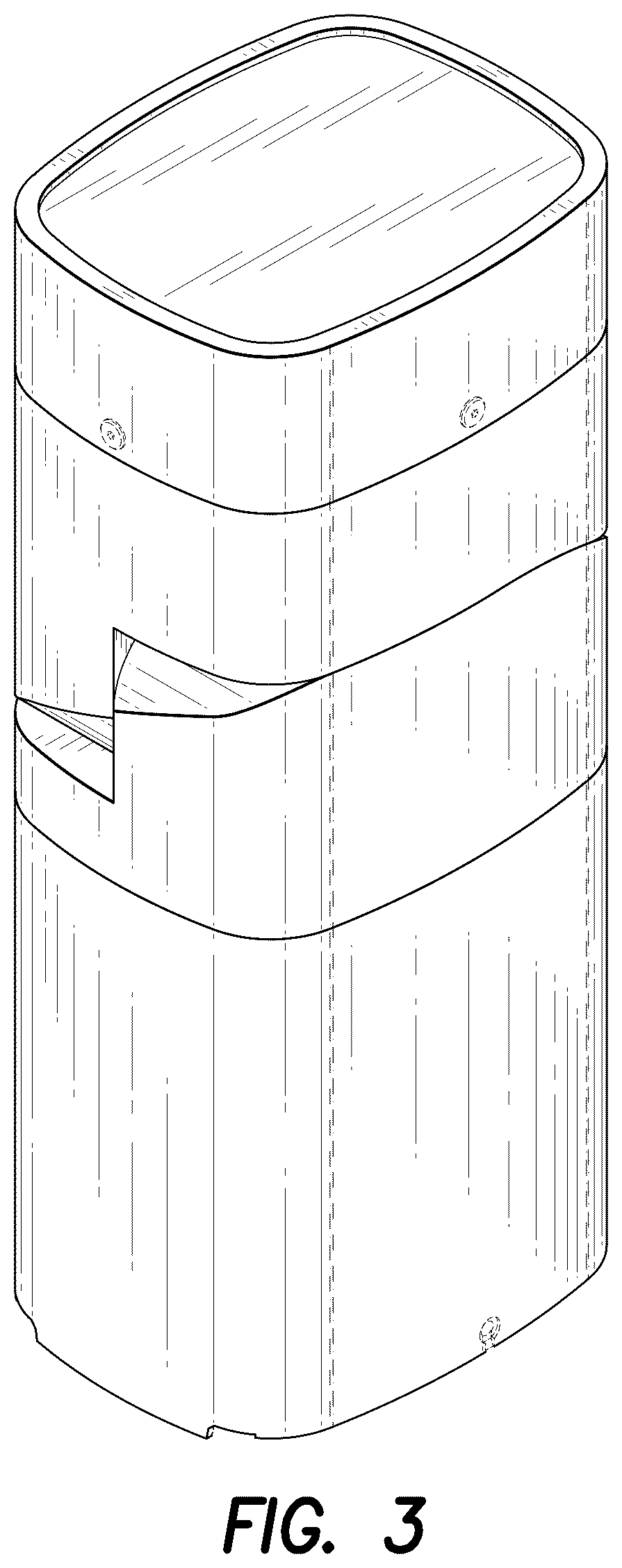 Patent USD1044734 Figure 3 – Outdoor electrical device