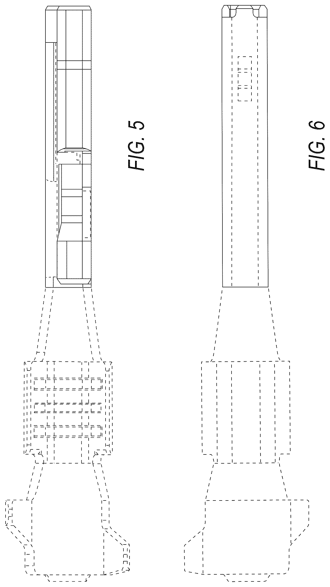 Patent USD1044739 Figure 3 – Electrical female terminal
