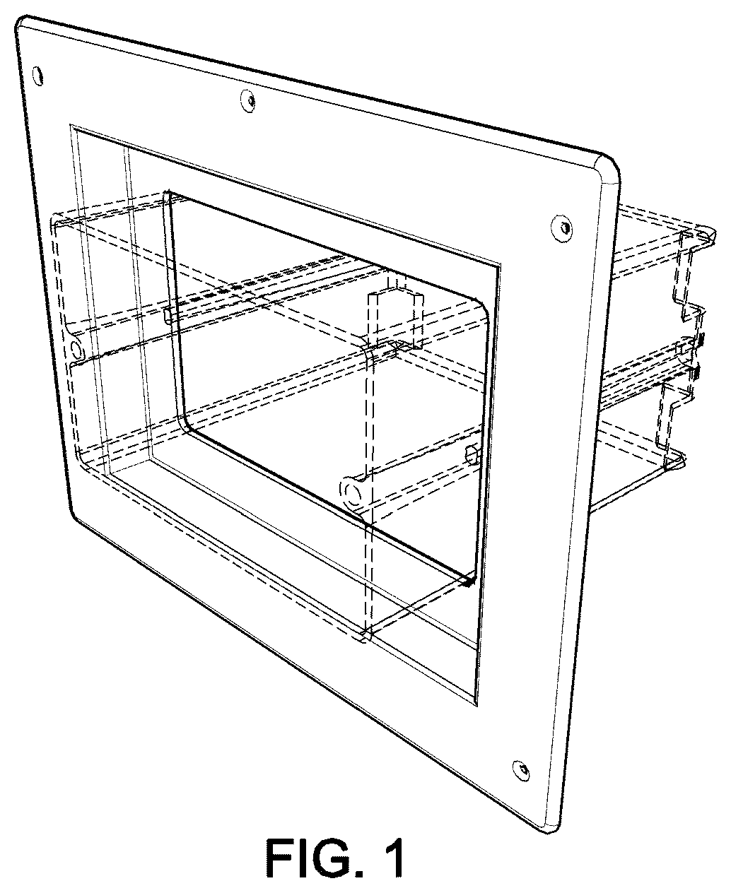 Patent USD1044740 Figure 1 – Electrical box
